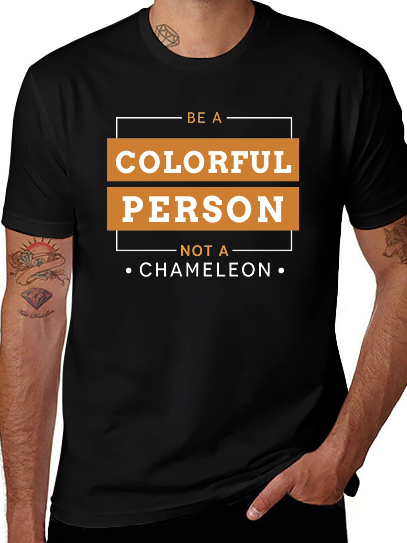 Variant 22 of Be a Colorful Person Graphic T-Shirt