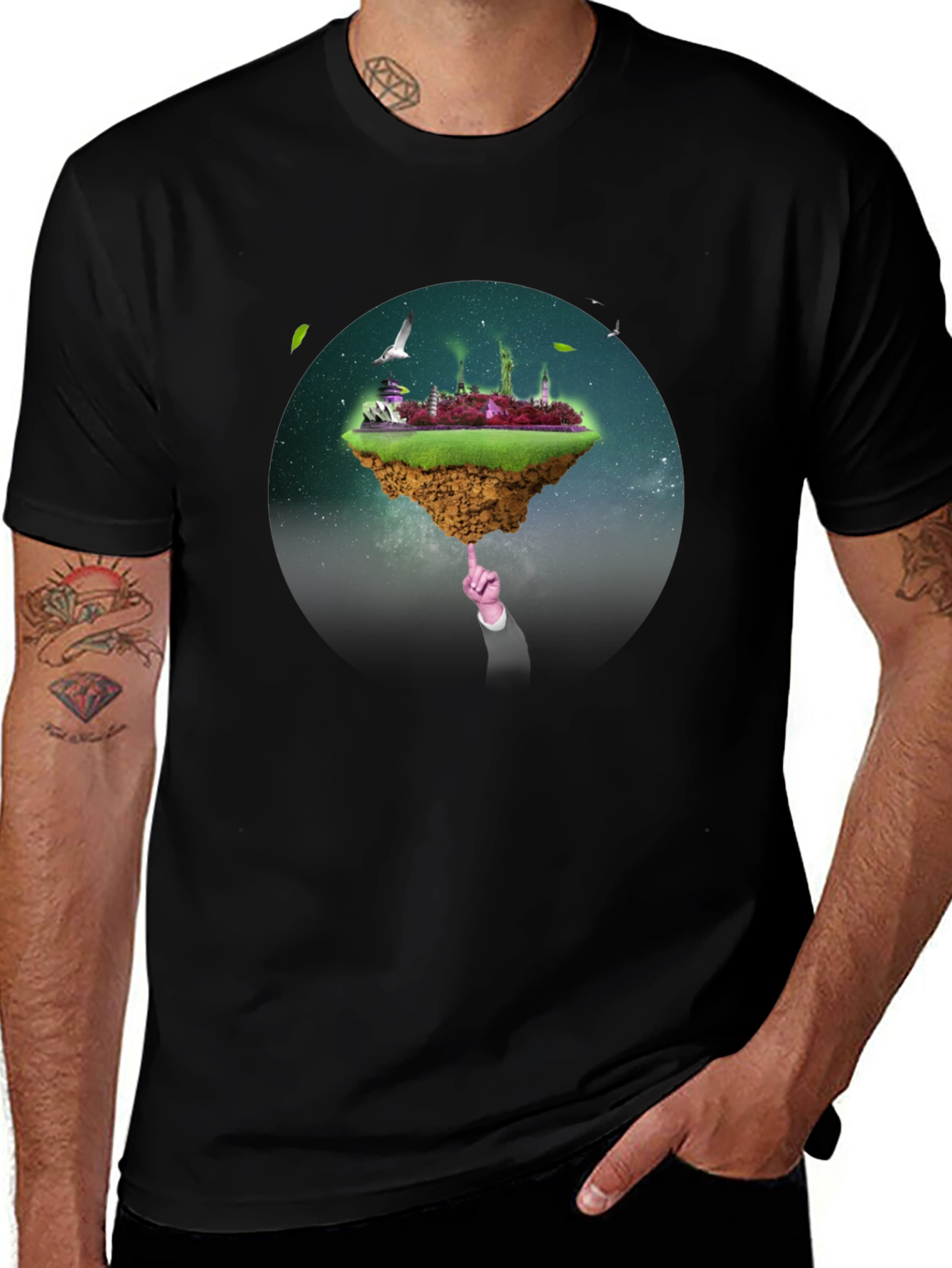 Variant 17 of Fantasy Island Graphic Tee - Unique Novelty Shirt