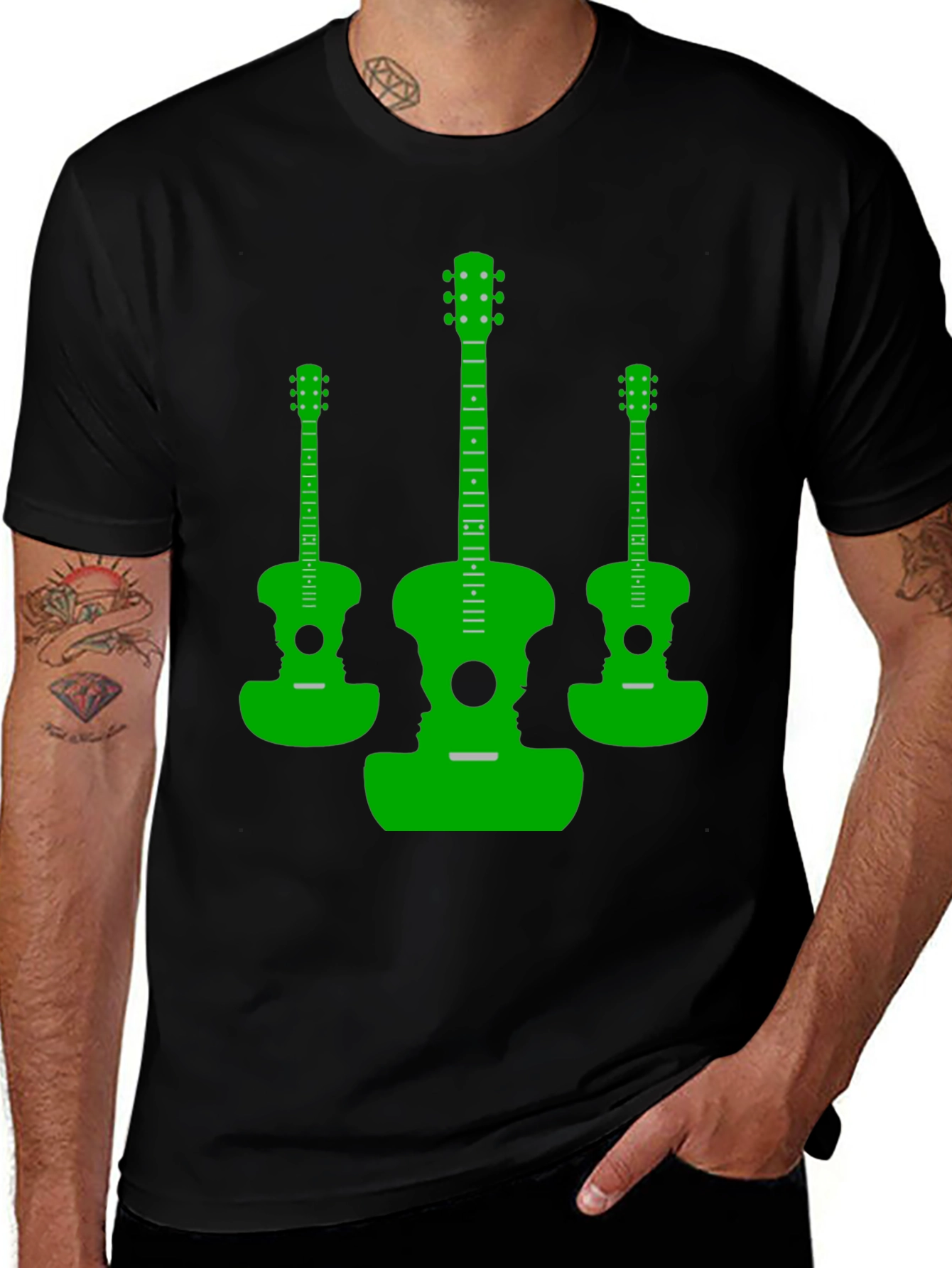 Variant 20 of Acoustic Illusion Graphic Tee
