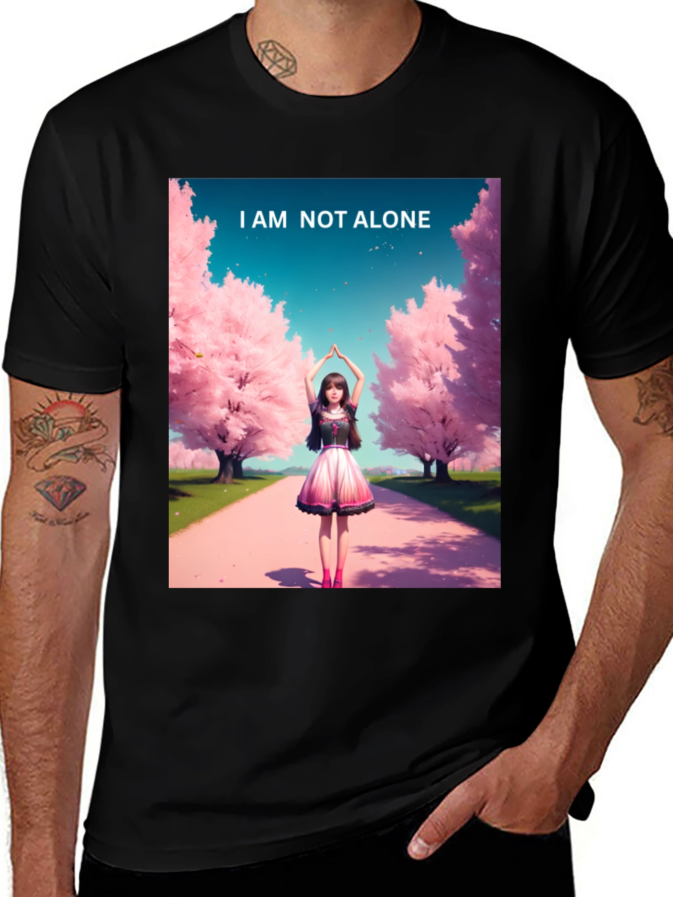 Variant 19 of I Am Not Alone Graphic Tee