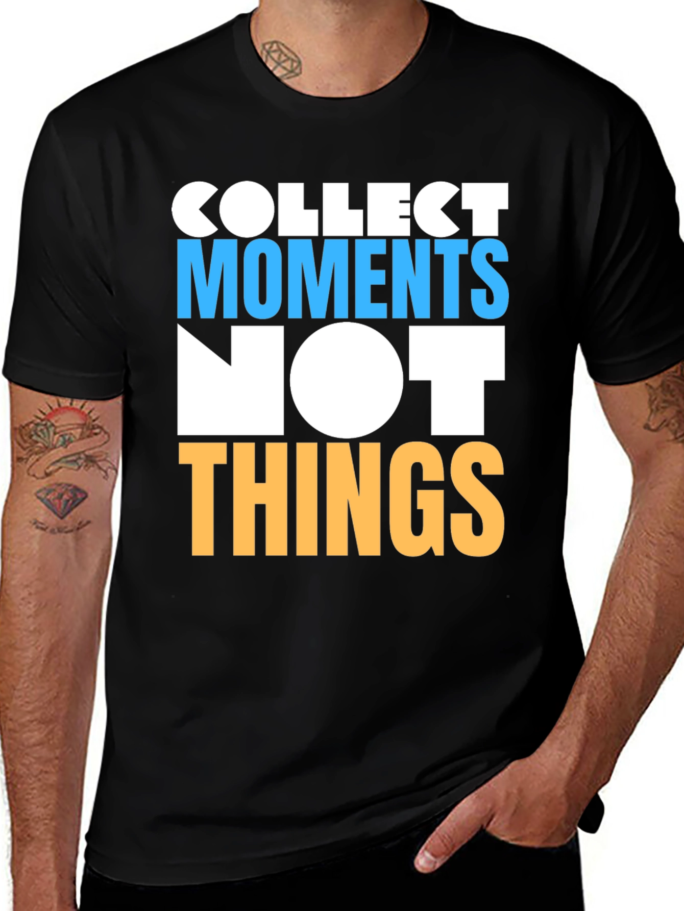 Variant 6 of Collect Moments T-Shirt - Inspirational Graphic Tee