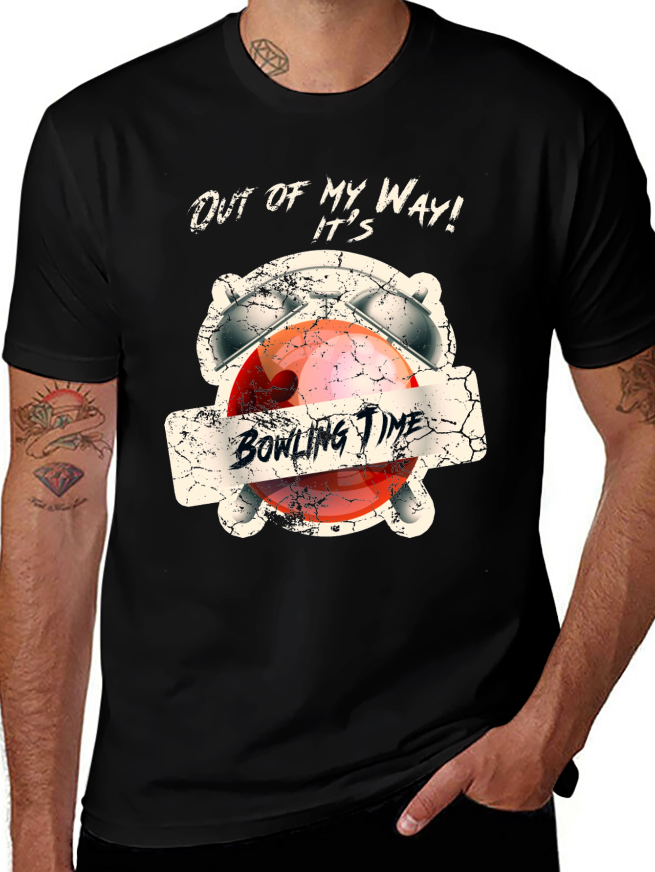 Variant 24 of Bowling Time Graphic Tee