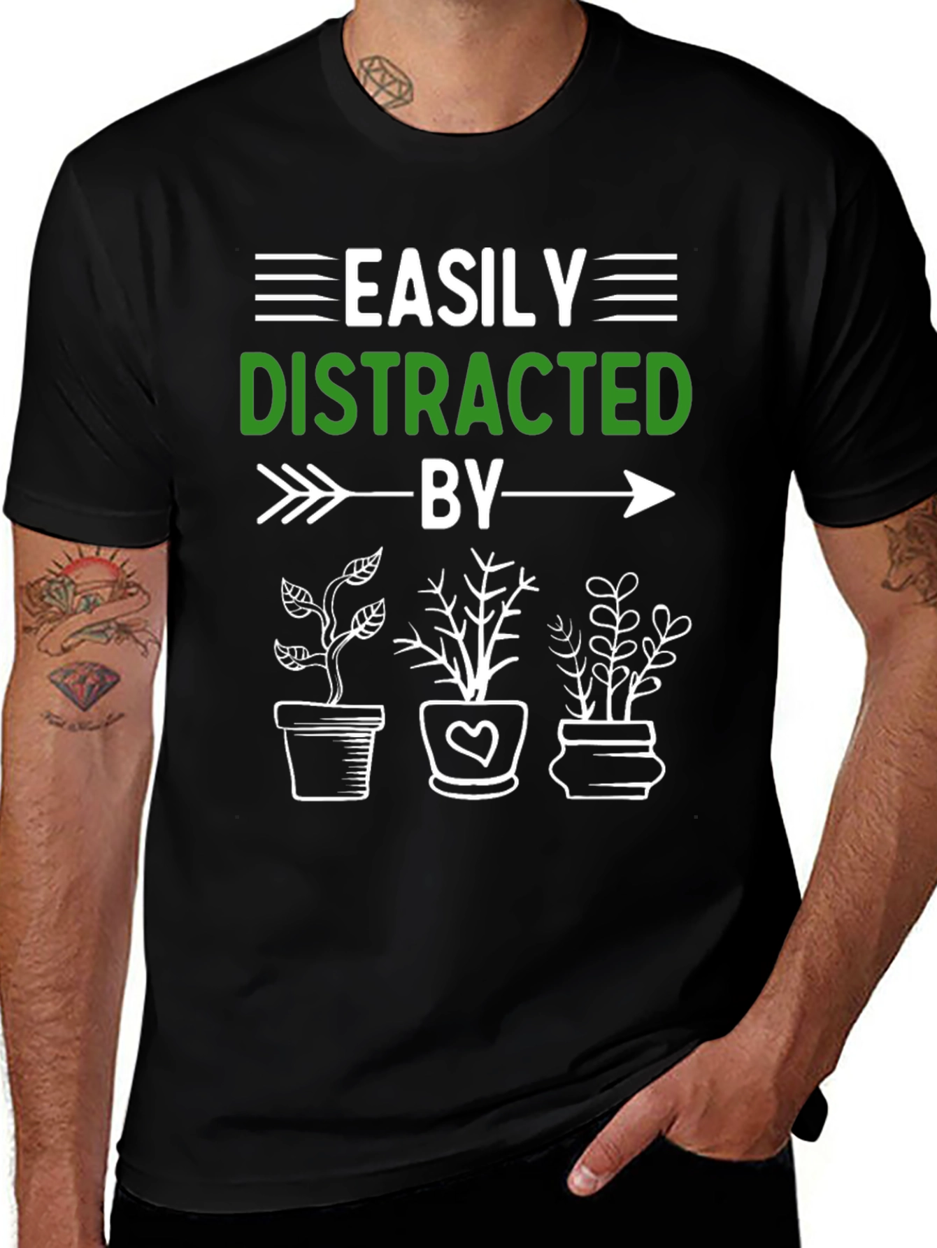 Easily Distracted By Plants T-Shirt