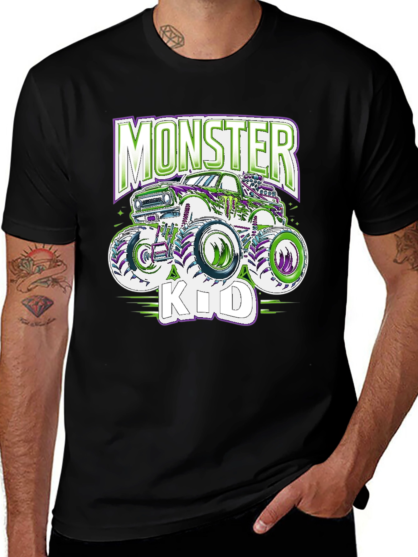 Variant 24 of Monster Kid Truck Graphic T-Shirt