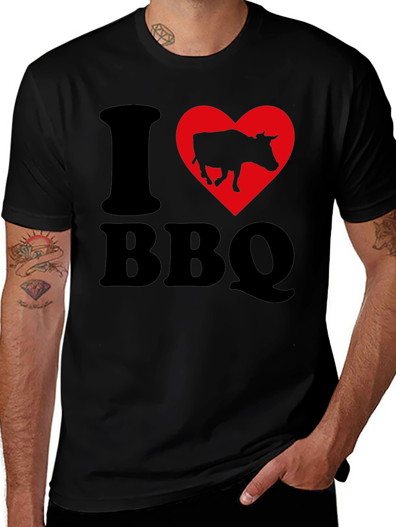 I Love BBQ Beef T-Shirt
