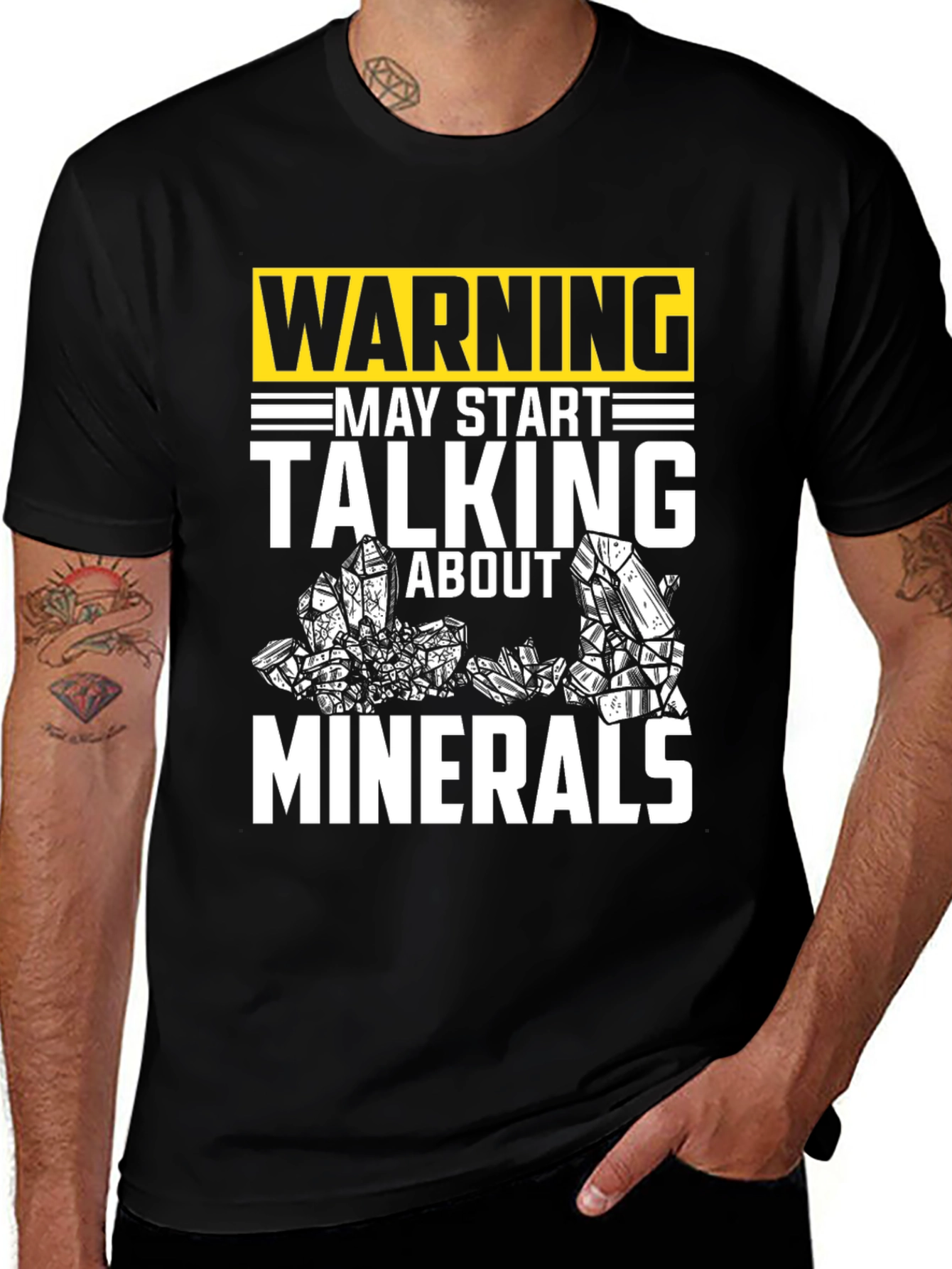Variant 4 of Warning May Start Talking About Minerals T-Shirt