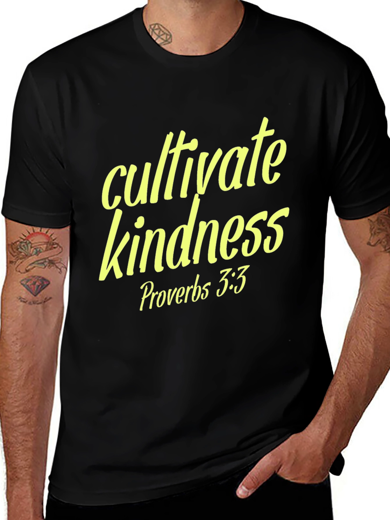 Variant 6 of Cultivate Kindness Black T-Shirt