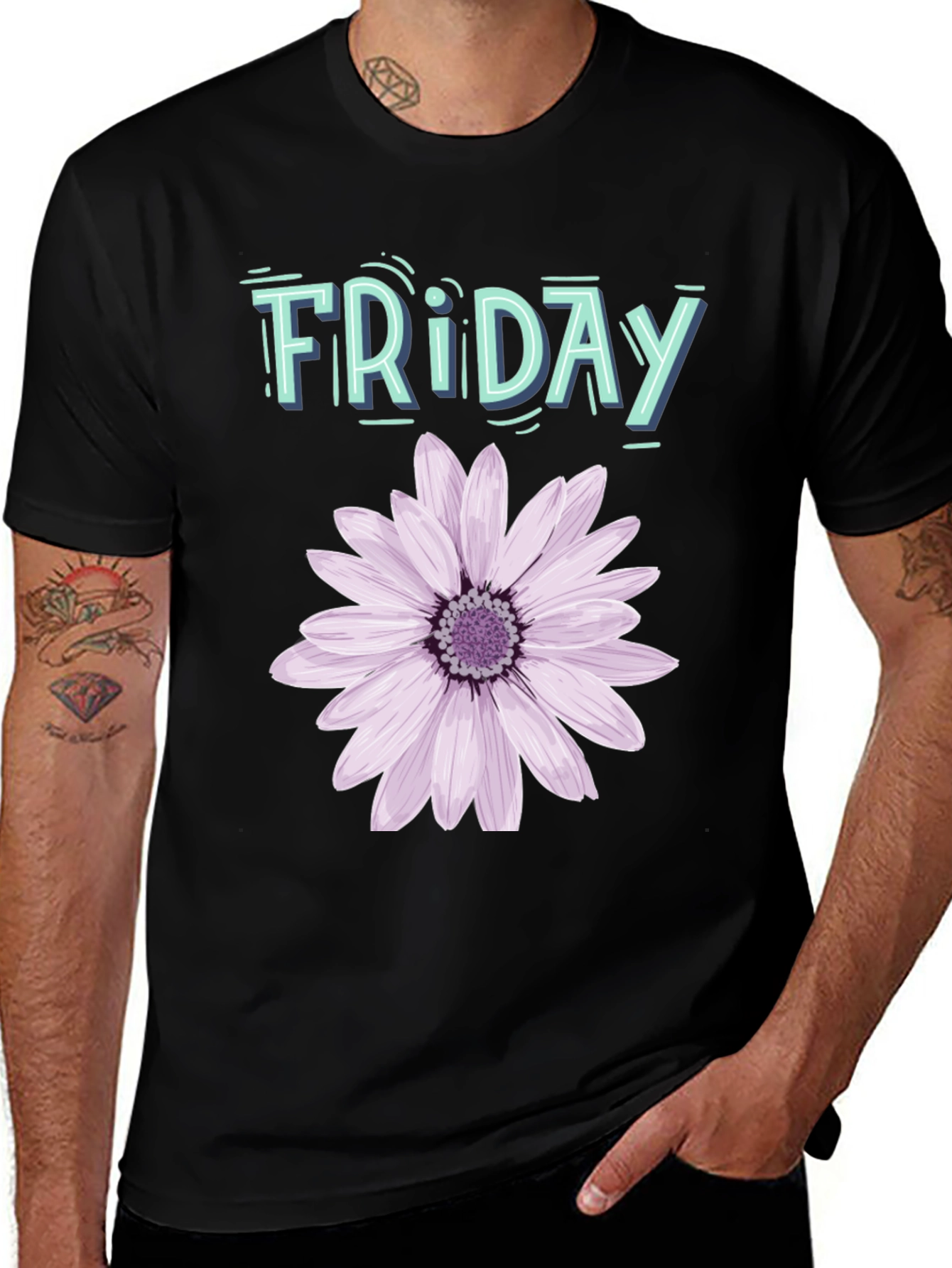 Variant 24 of Floral Friday T-Shirt - Casual Comfort