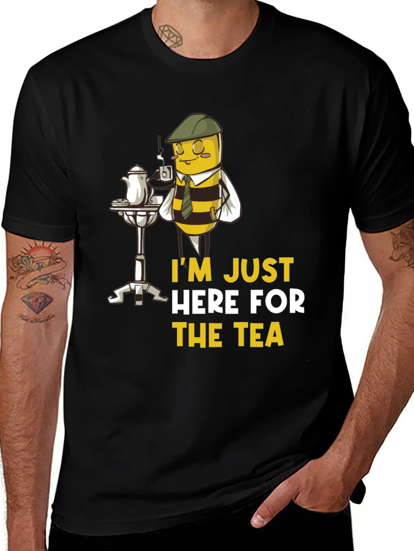 Variant 28 of I'm Just Here For The Tea Graphic Tee