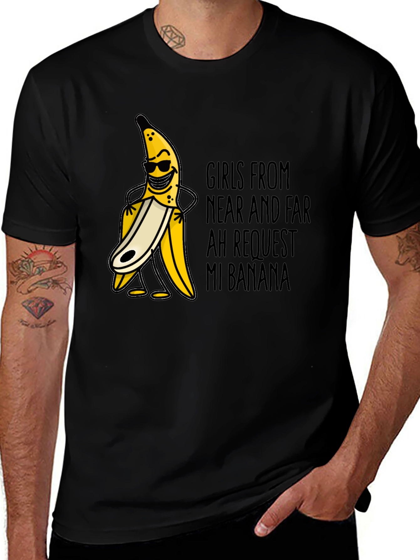 Variant 11 of Funny Banana Graphic T-Shirt