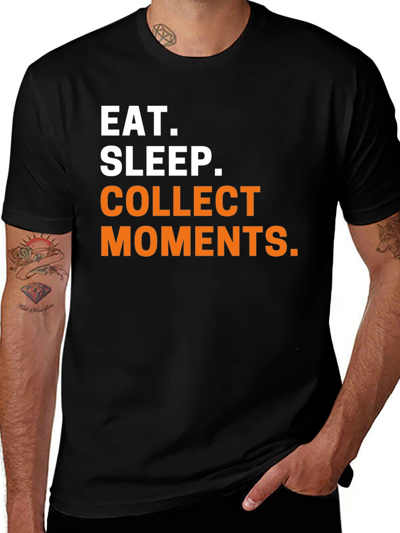 Variant 20 of Eat Sleep Collect Moments Graphic Tee