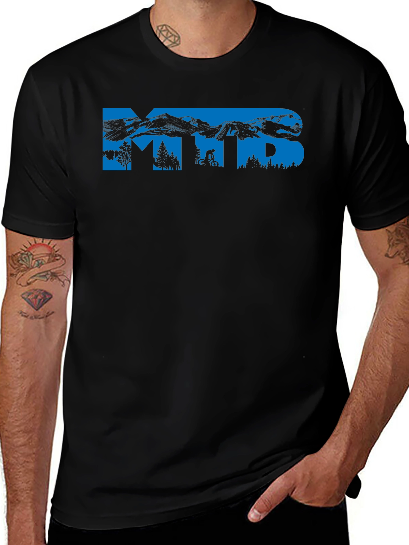 MTB Mountain Bike Graphic T-Shirt - Ride in Style