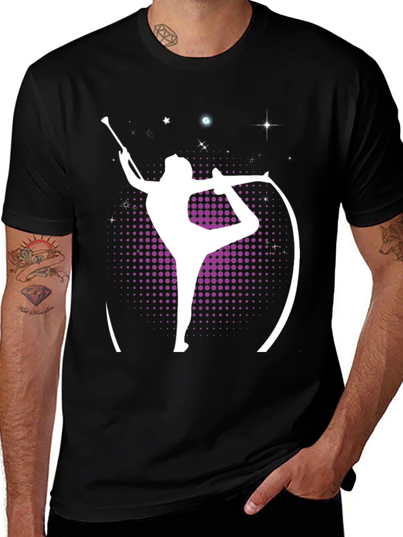 Variant 19 of Gymnast Tee - Rhythmic Dance Design