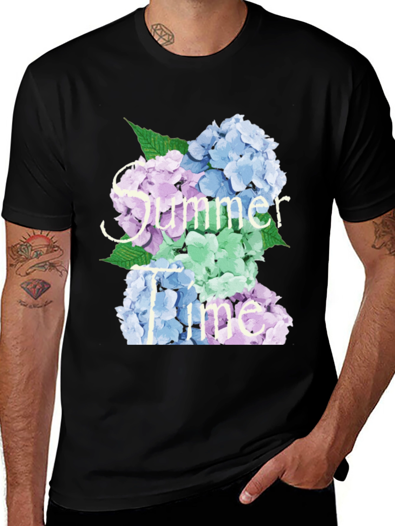Summer Time Floral Graphic T-Shirt