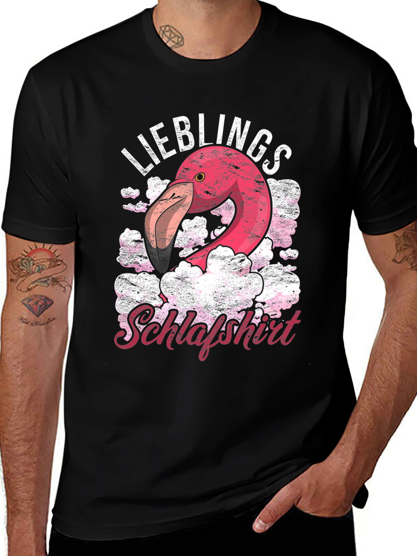 Flamingo Liebling Schlafshirt Graphic T-Shirt