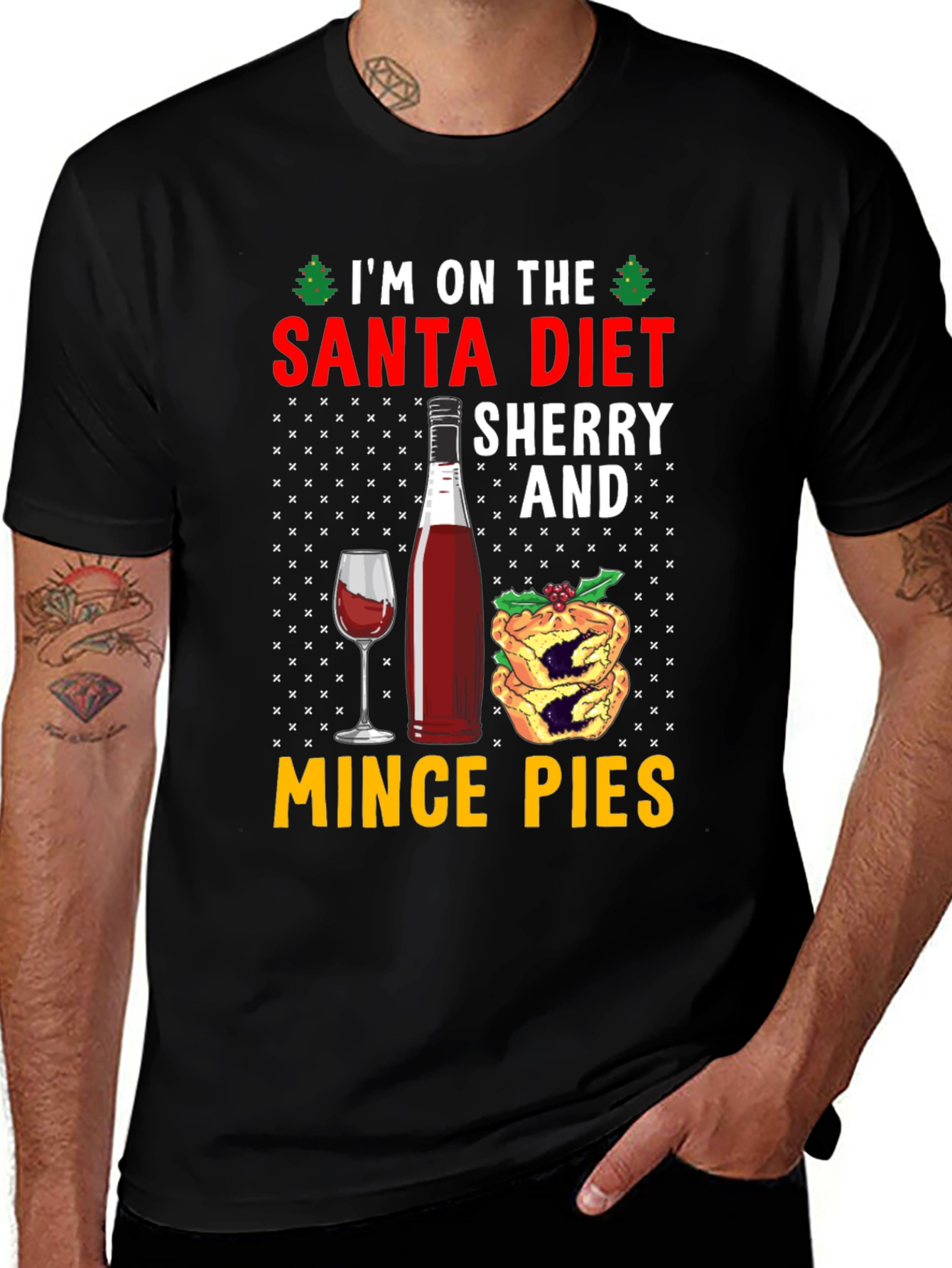 Santa Diet Christmas T-Shirt