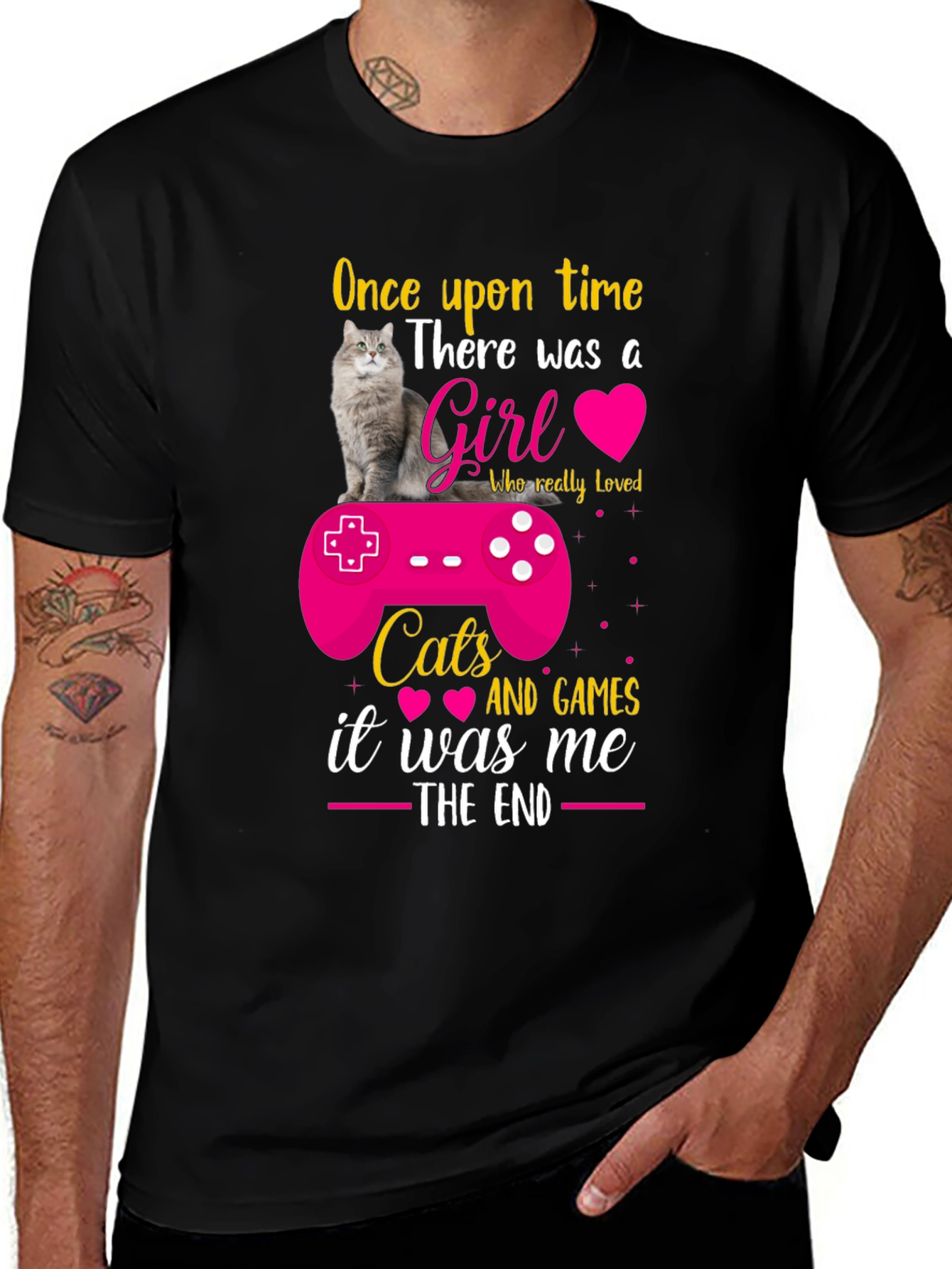 Variant 7 of Cats & Games T-Shirt - Once Upon A Time Girl's Tee