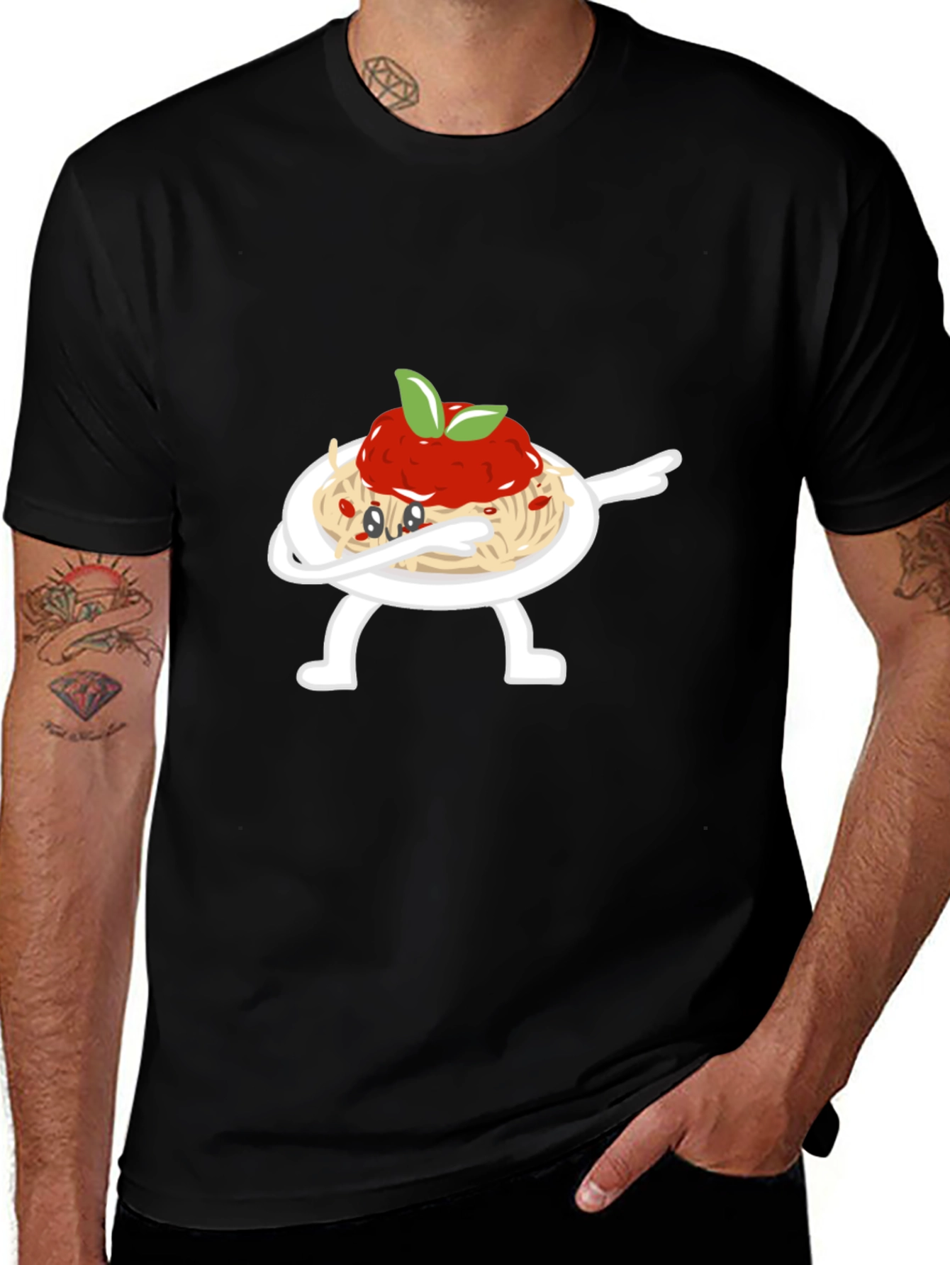 Variant 27 of Spaghetti Dabbing Graphic Tee