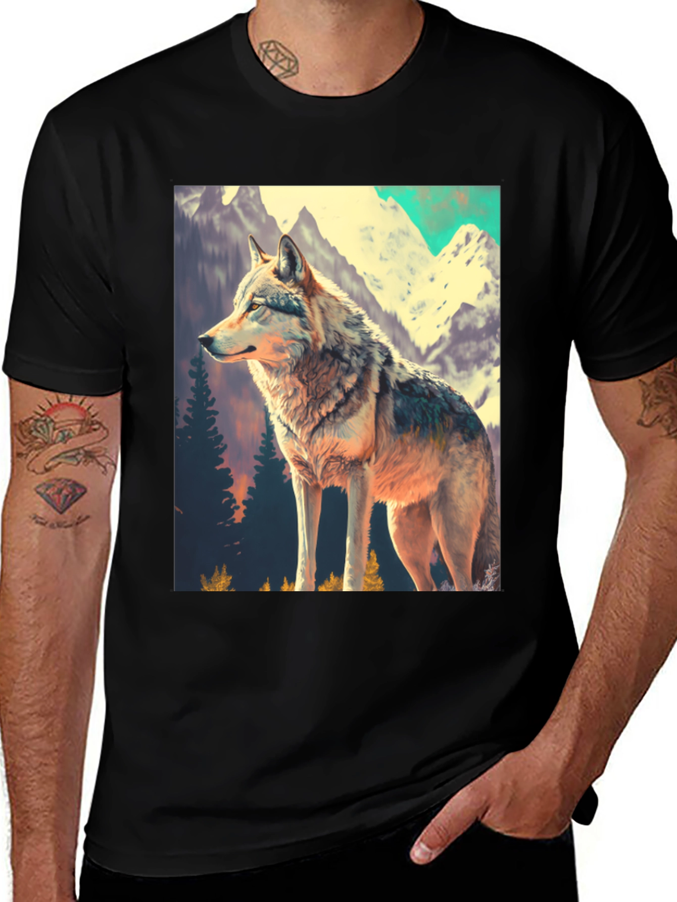 Variant 24 of Wolf Mountain Graphic Tee