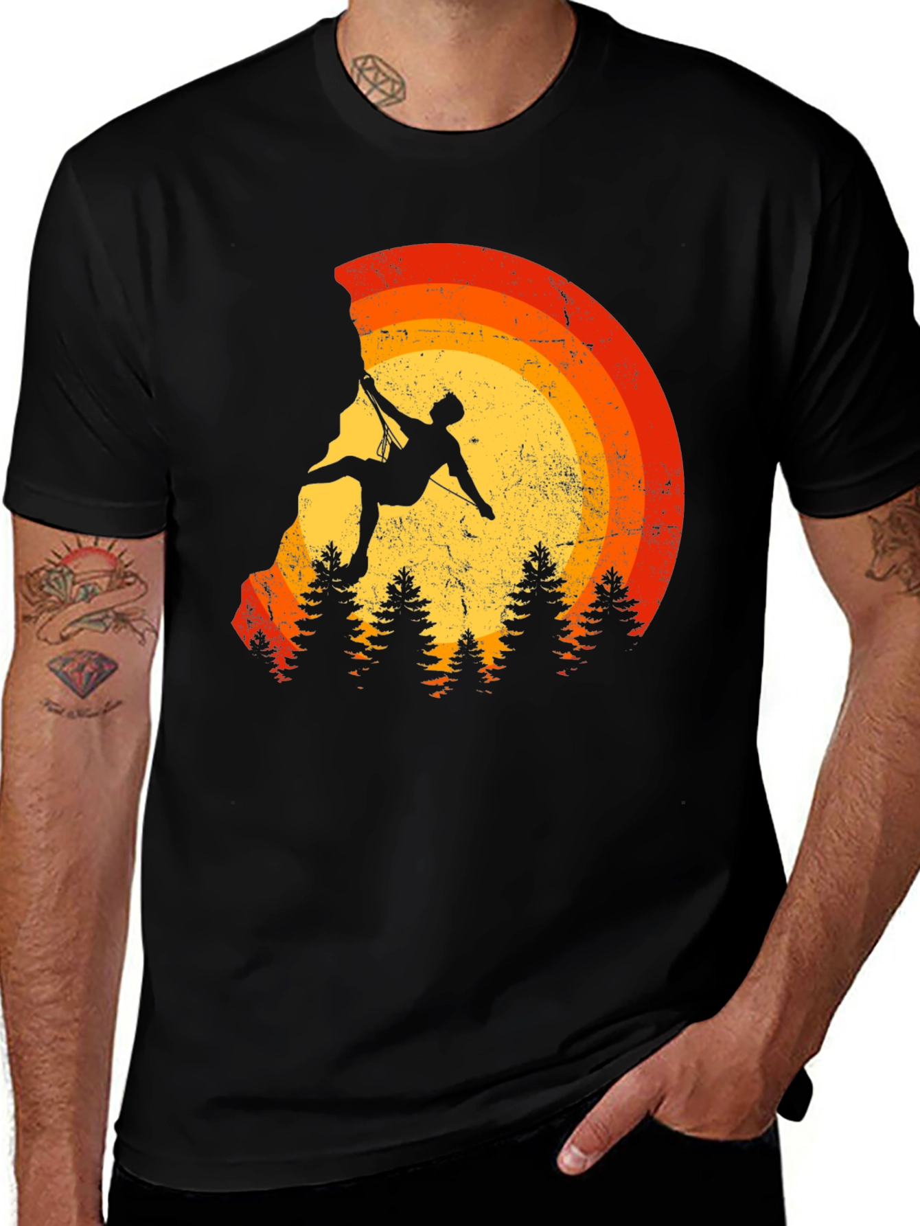 Variant 8 of Retro Climber Graphic Tee