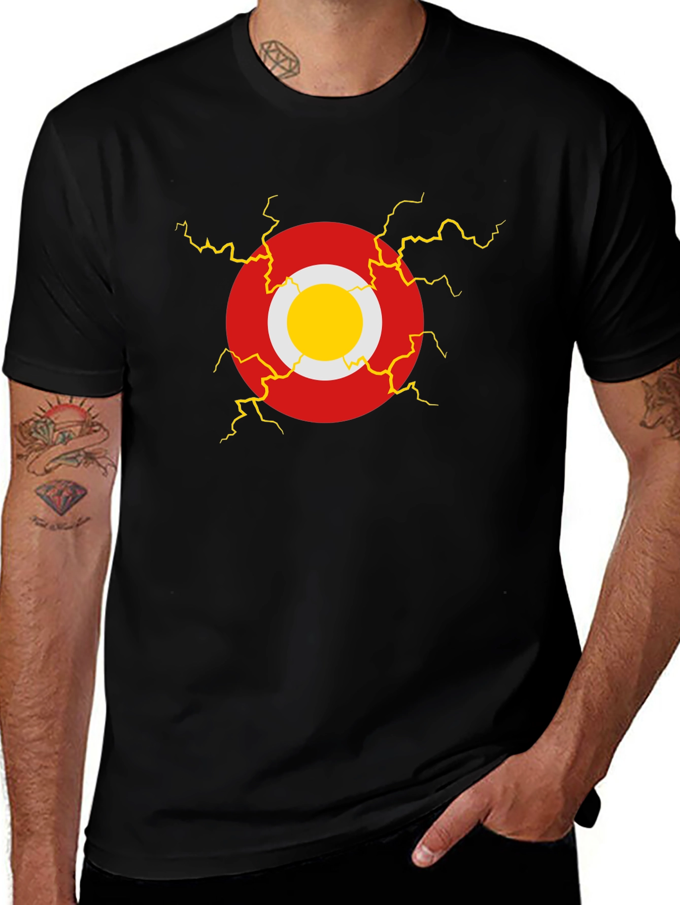 Flash Symbol Black T-Shirt