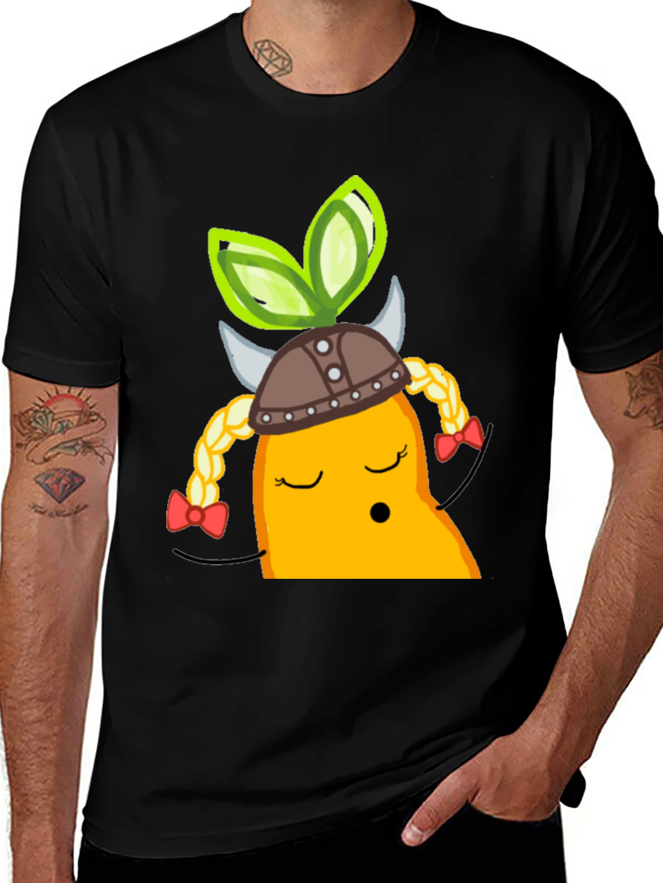 Variant 21 of Viking Pear Cartoon Graphic Tee
