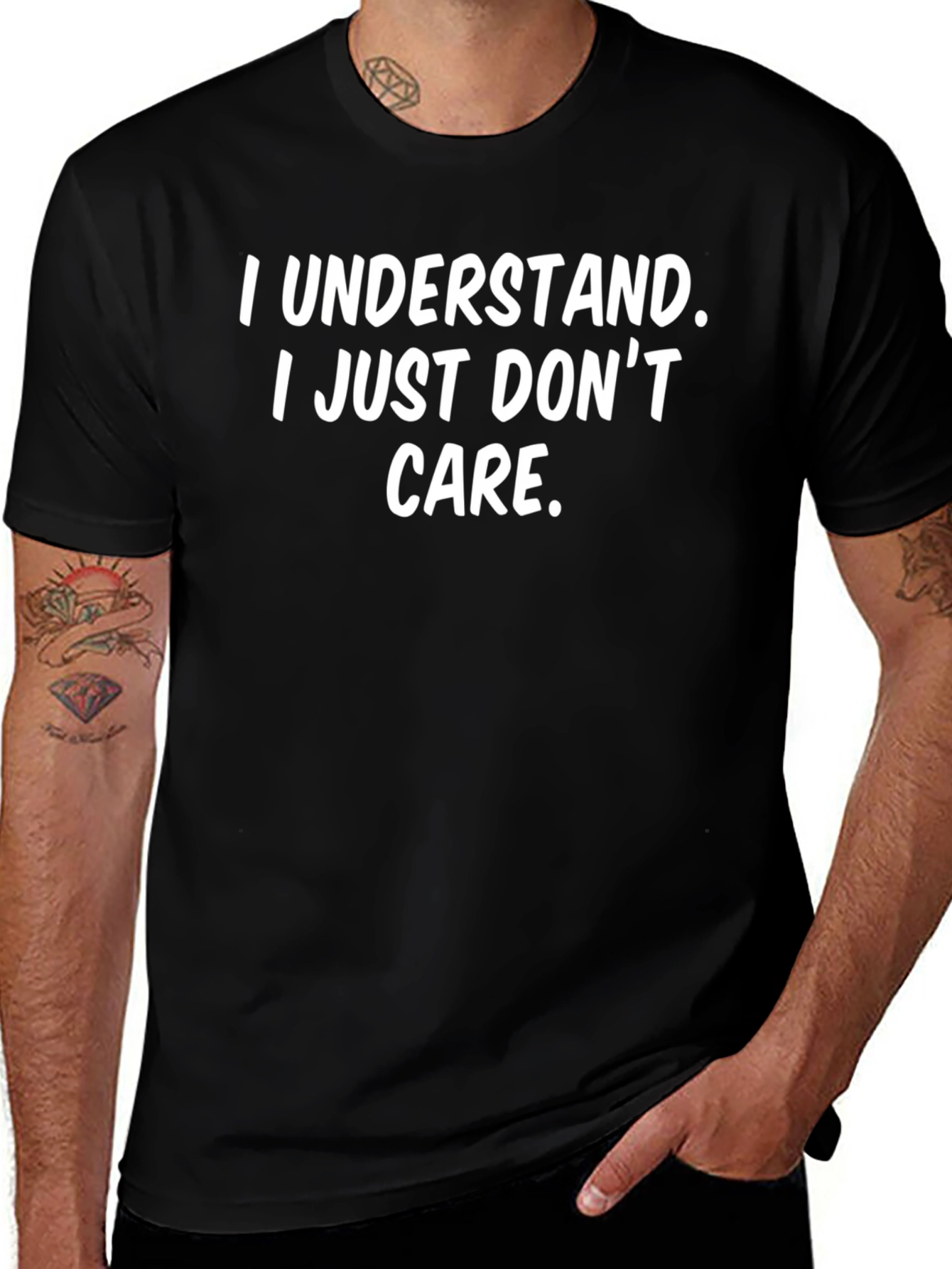 Variant 11 of Funny I Understand I Just Don't Care Sarcastic T-Shirt