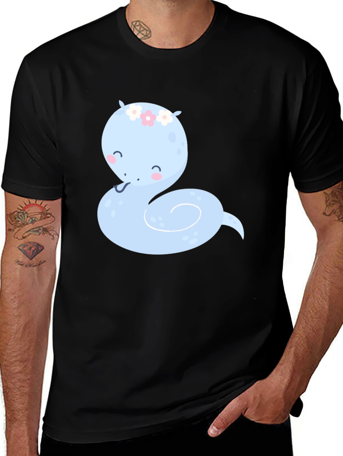 Variant 27 of Cute Cartoon Snake T-Shirt