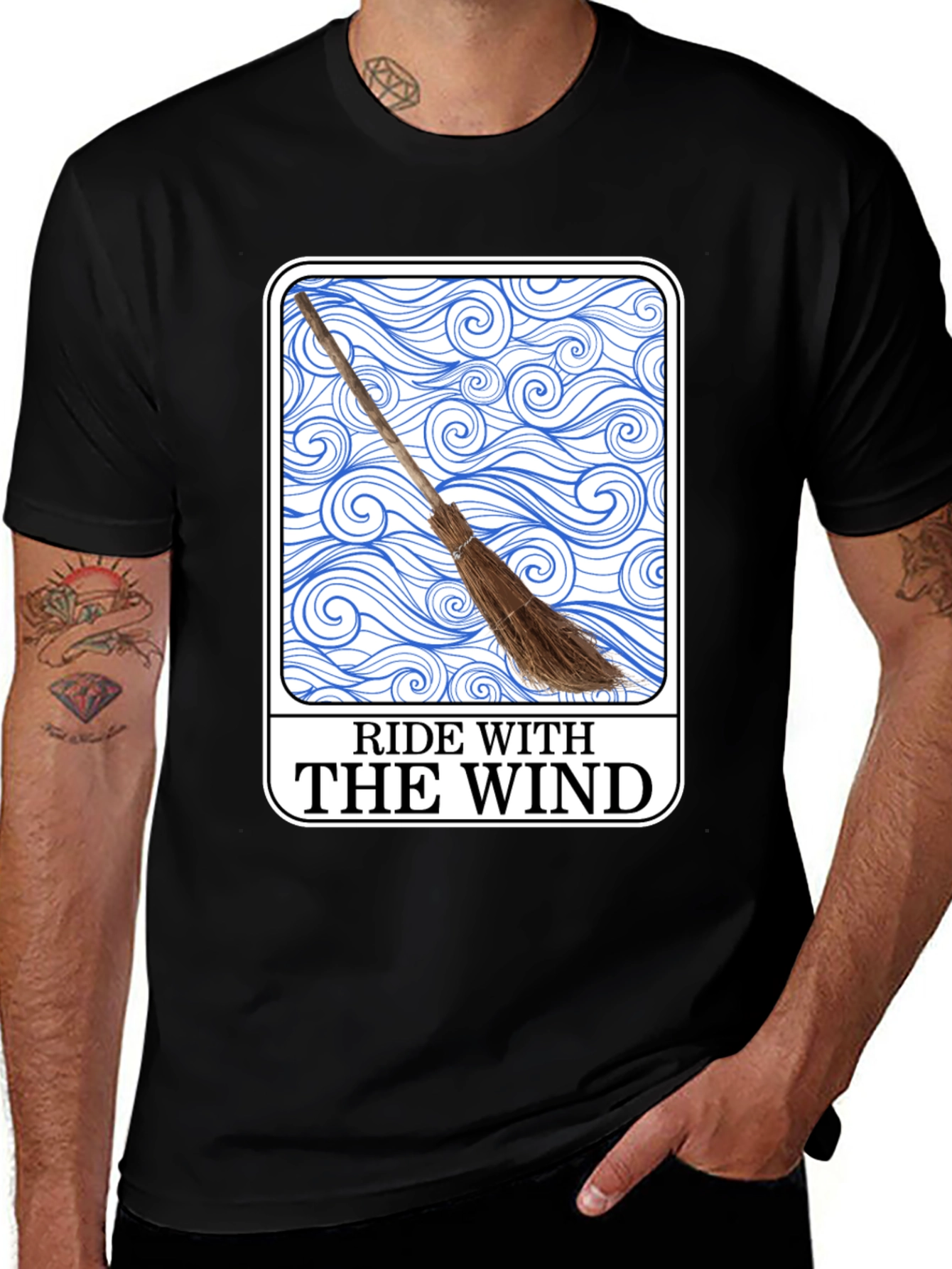 Variant 2 of Ride With The Wind Graphic T-Shirt