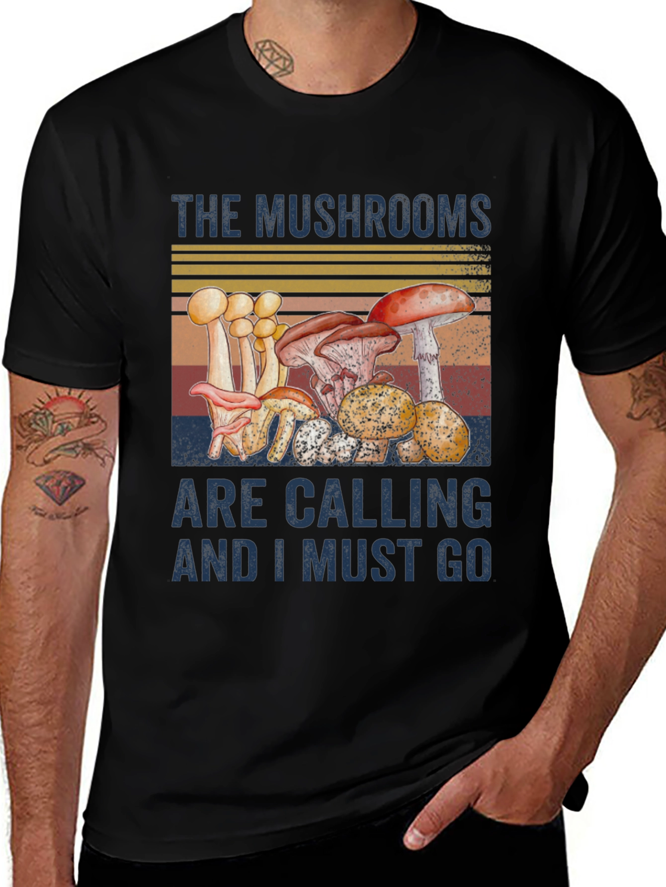 Variant 22 of Mushroom Lover T-Shirt - Nature Adventure Tee