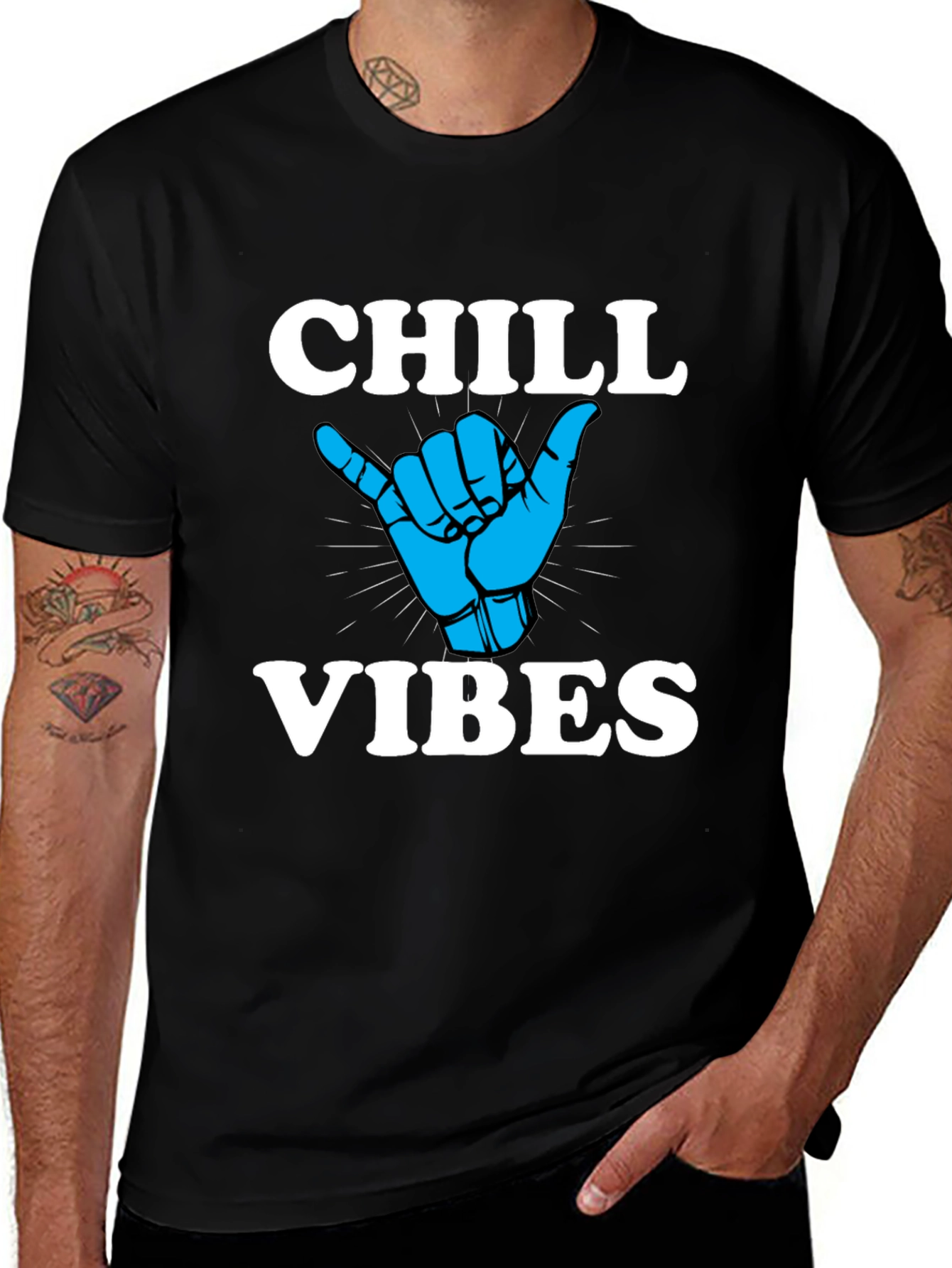 Variant 25 of Chill Vibes T-Shirt - Relaxed Style
