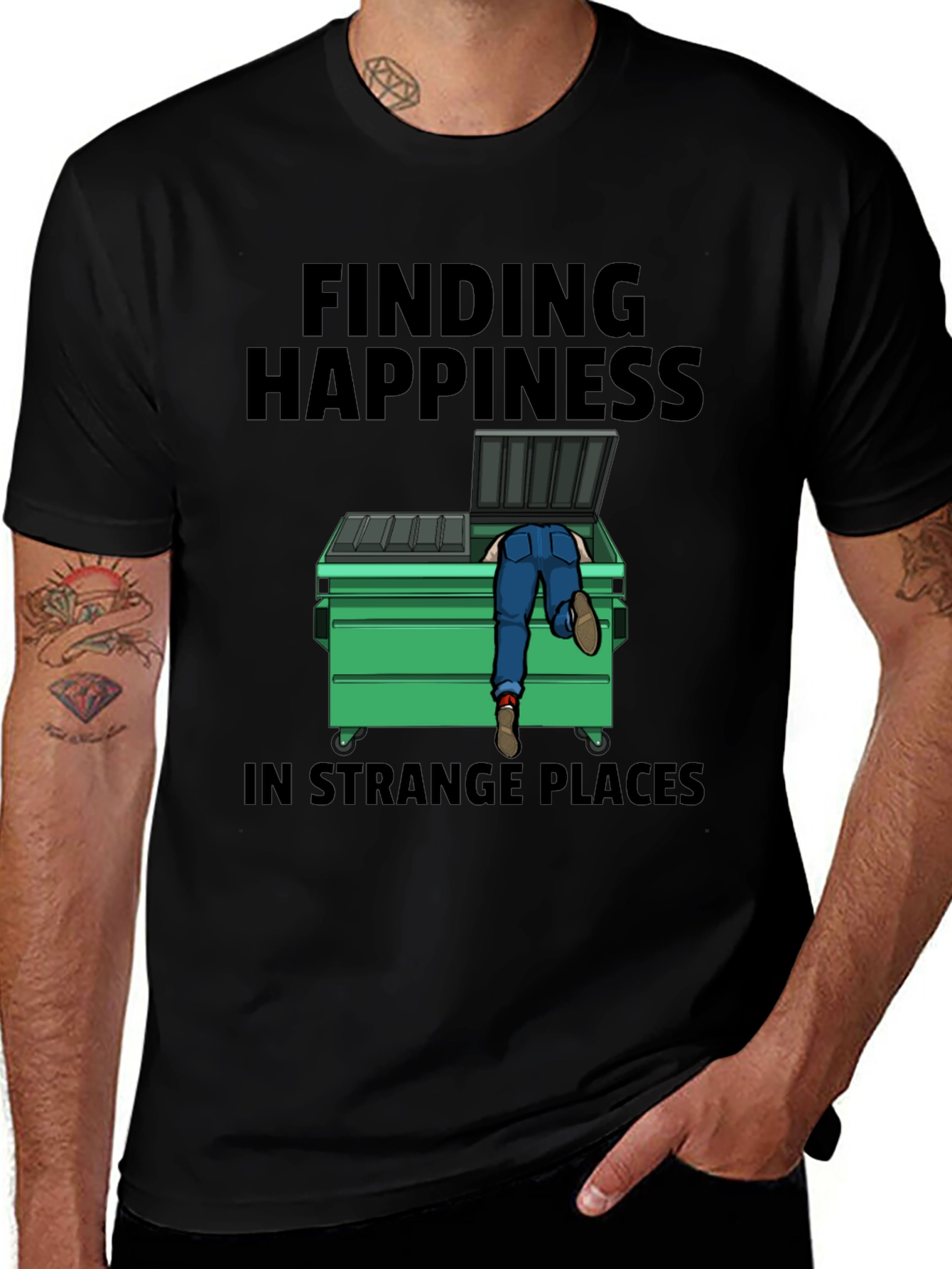 Variant 12 of Funny Finding Happiness T-Shirt