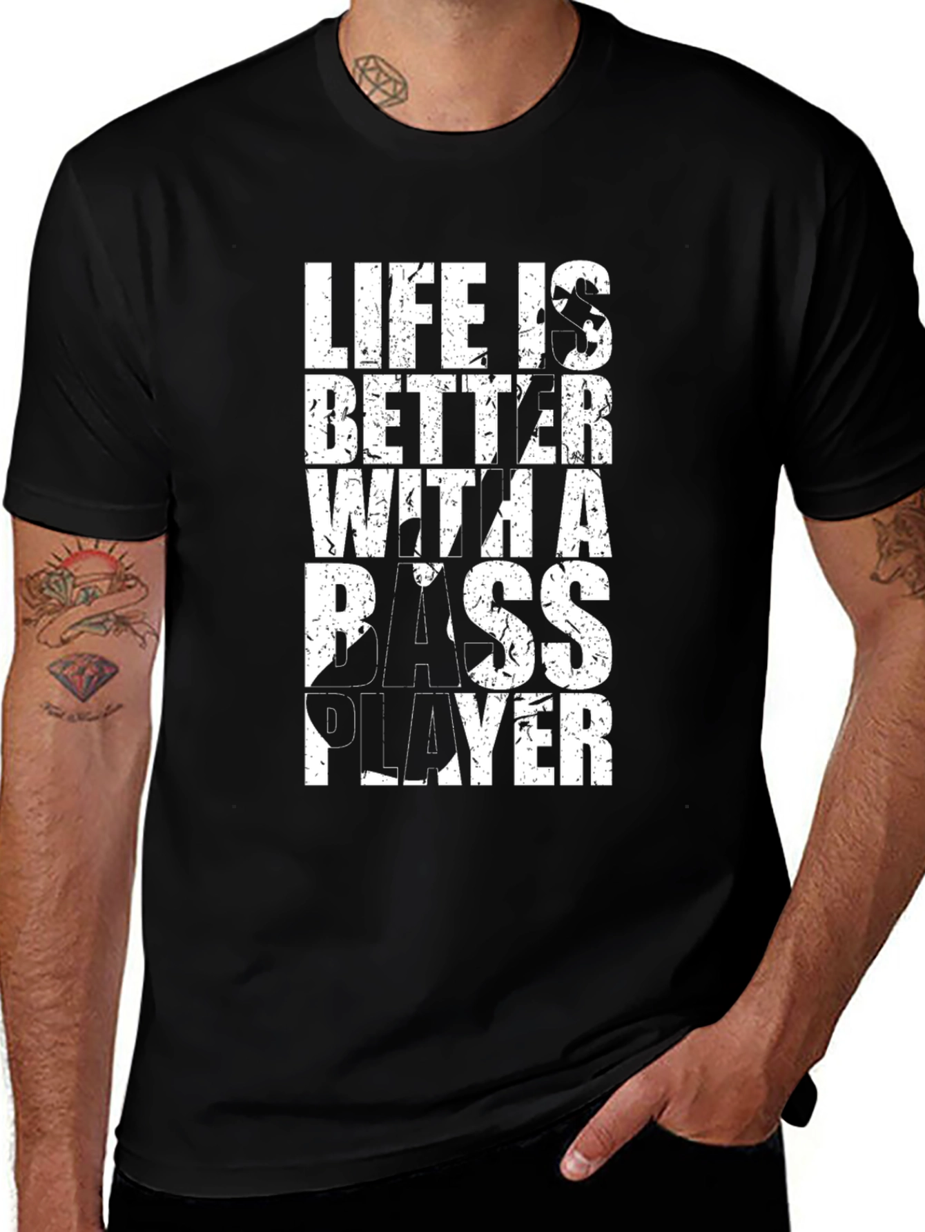 Variant 14 of Life is Better with a Bass Player T-Shirt