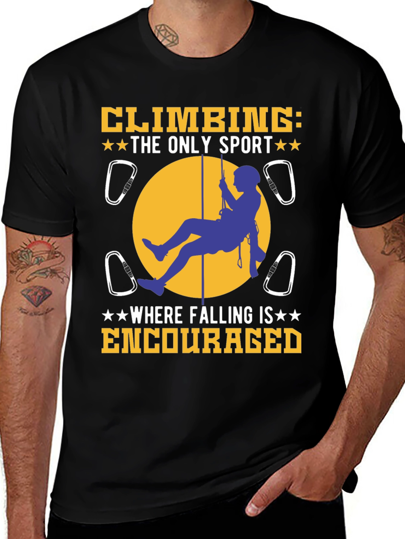 Variant 5 of Climbing: The Only Sport T-Shirt
