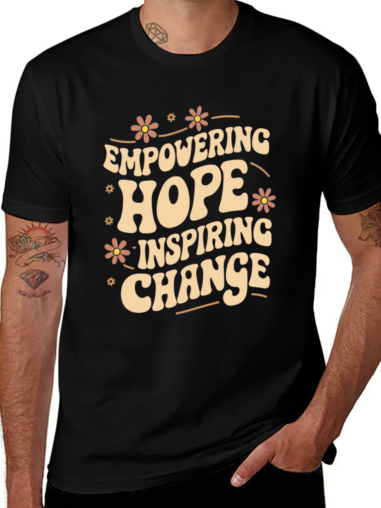 Variant 16 of Empowering Hope Inspiring Change Graphic Tee