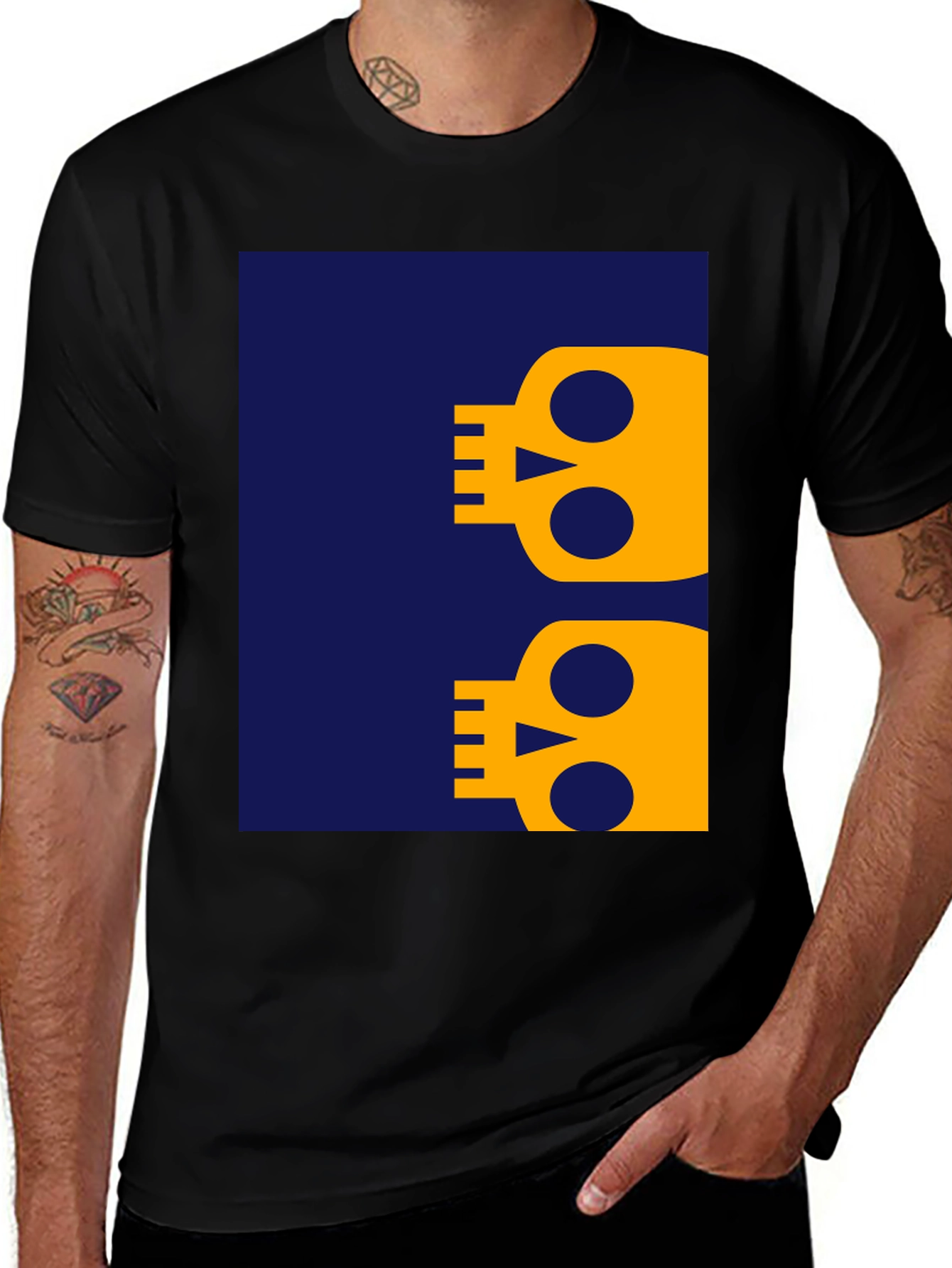 Variant 11 of Skull Graphic T-Shirt - Modern Style