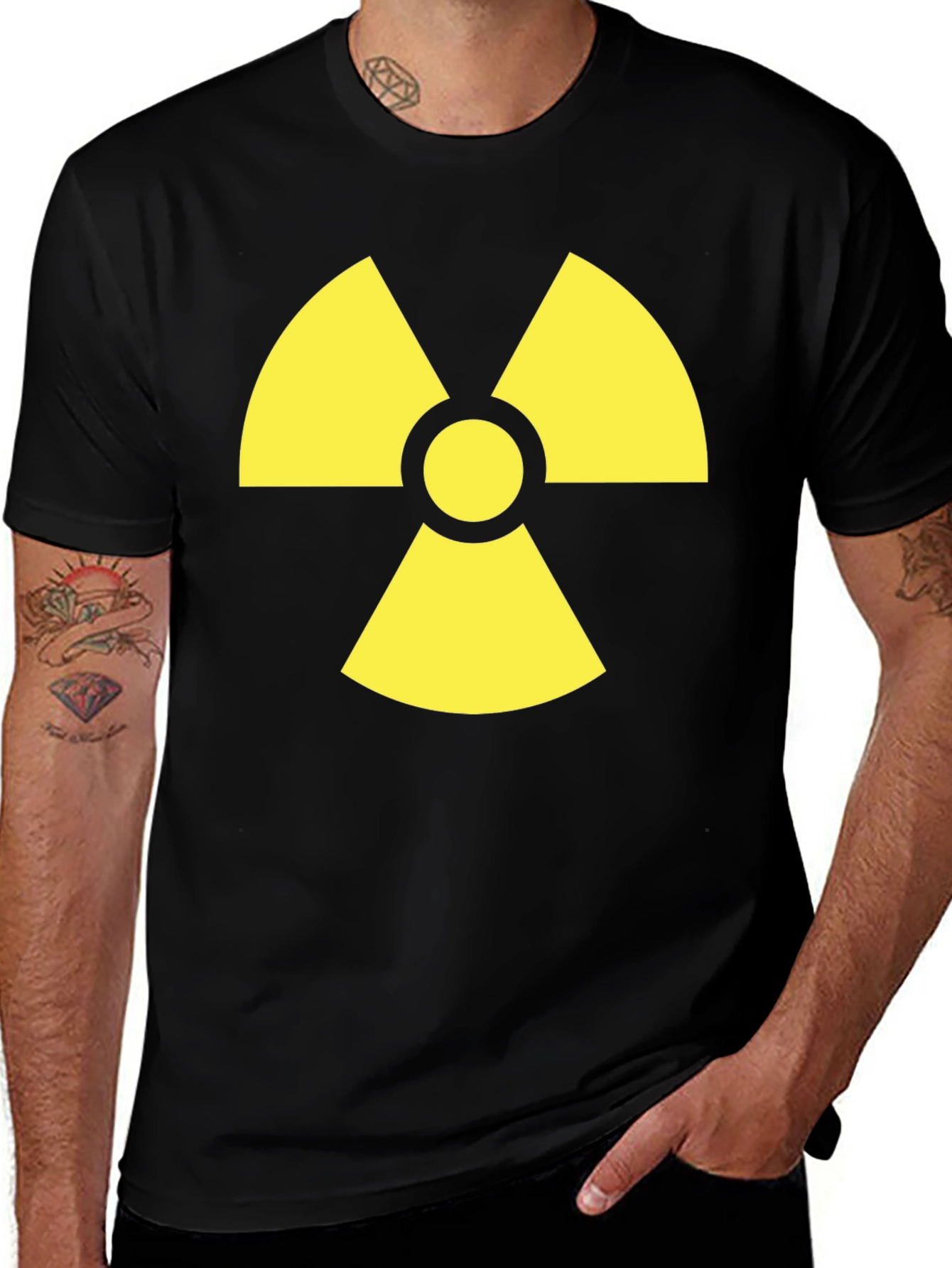 Variant 25 of Radioactive Symbol Black T-Shirt