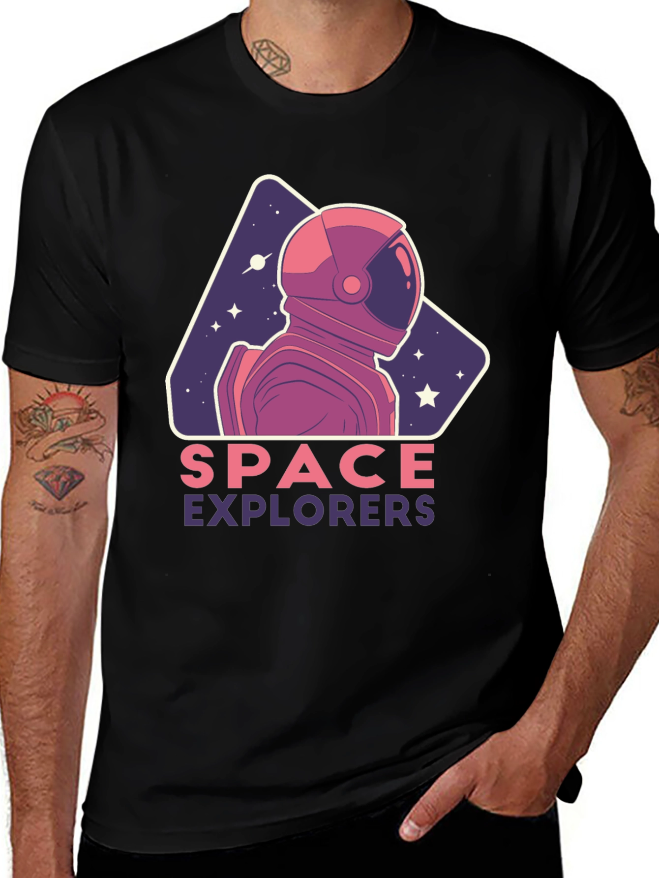 Variant 25 of Space Explorers Graphic T-Shirt