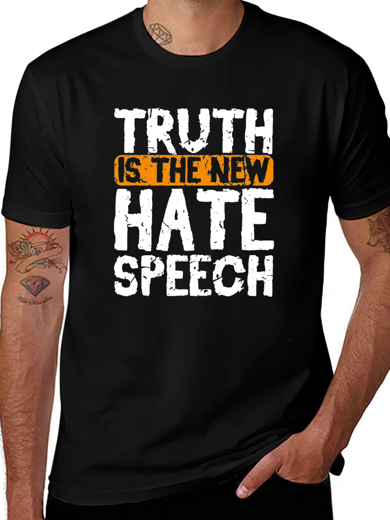 Variant 29 of Truth Is The New Hate Speech Graphic Tee