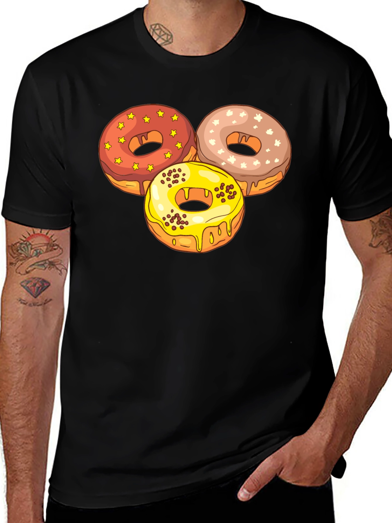 Variant 29 of Donut Lover's T-Shirt - Sweet Tooth Fashion