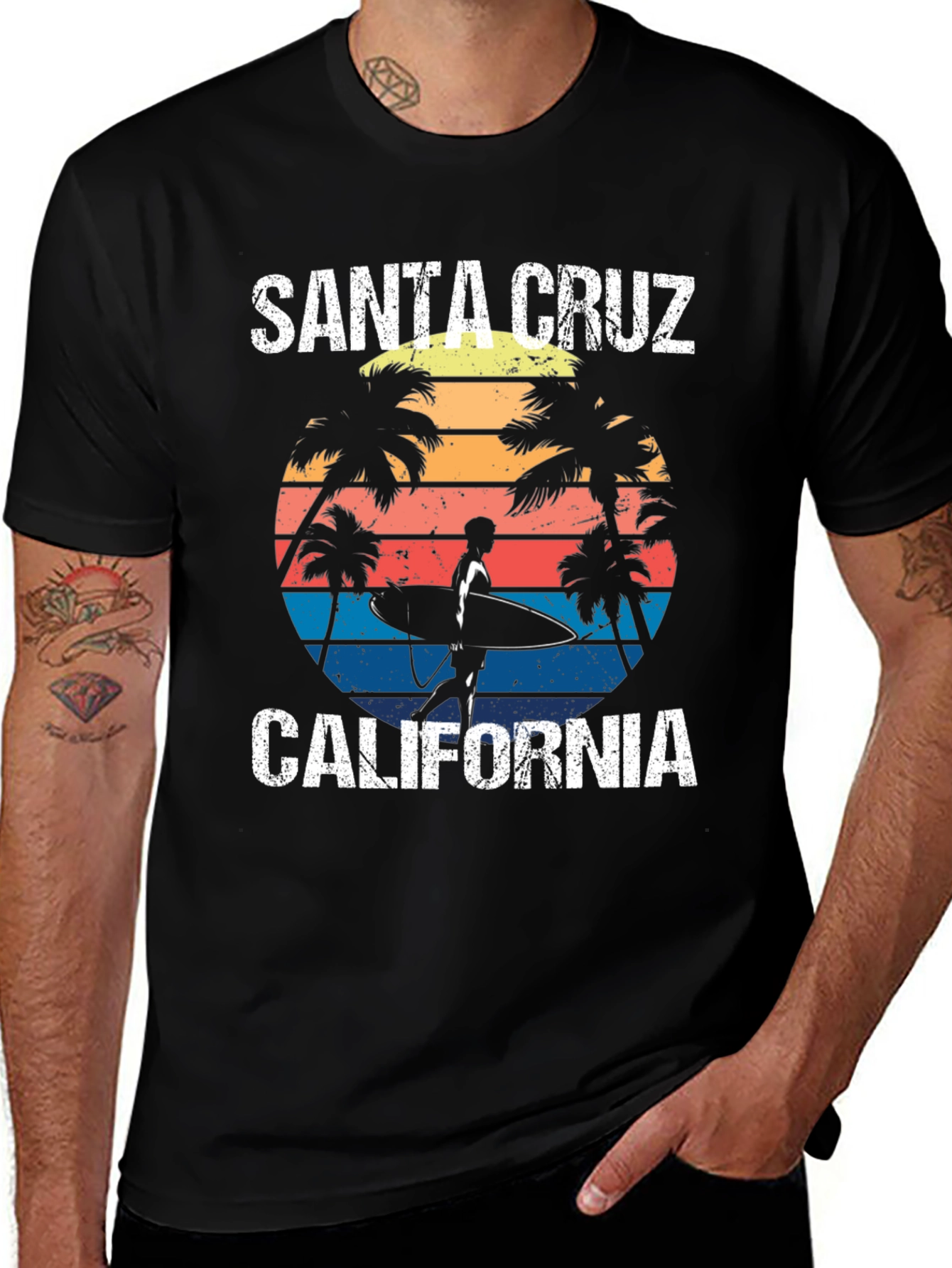 Santa Cruz California Surfer T-Shirt