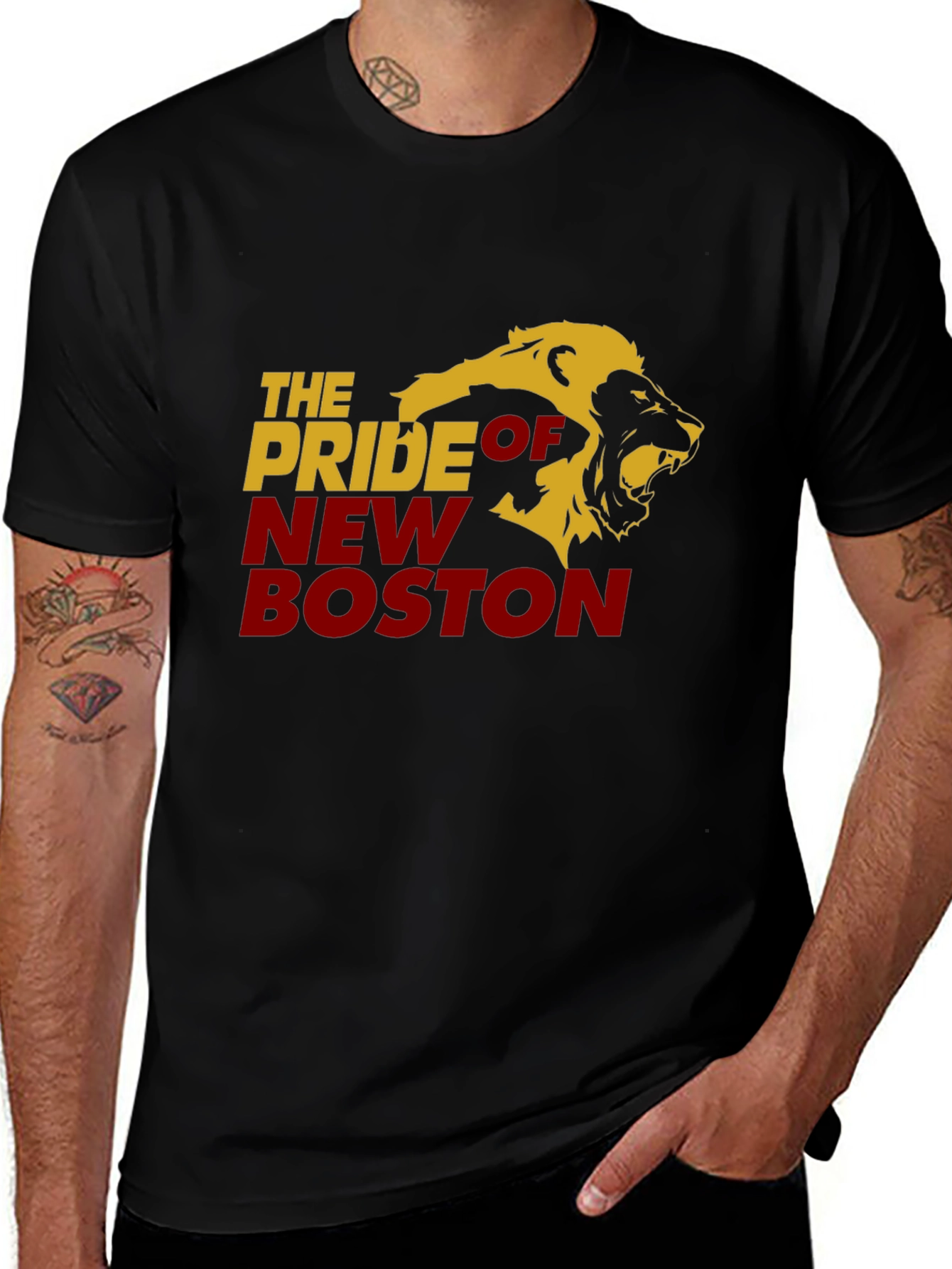 Pride of New Boston Lion Graphic Tee