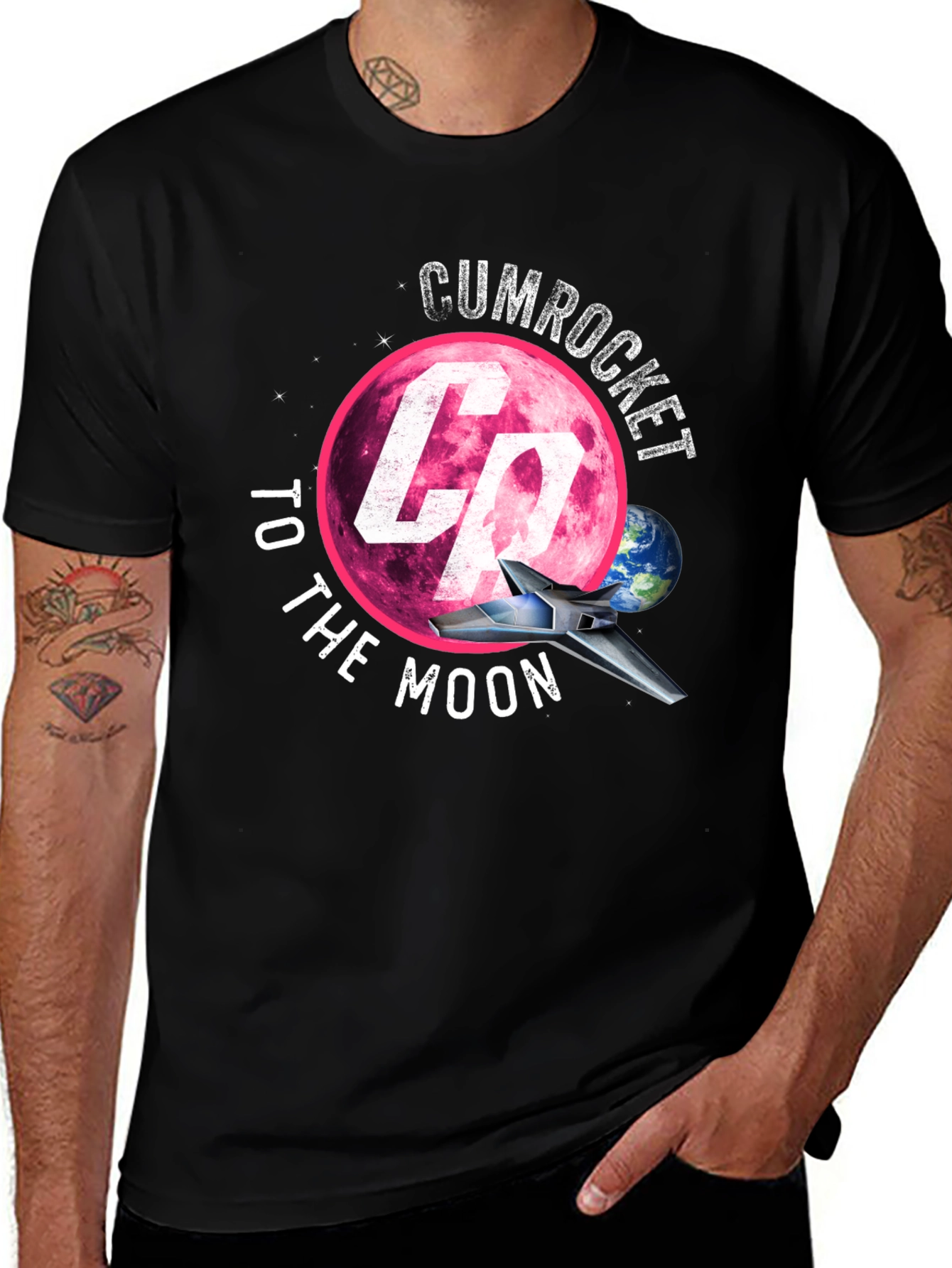 CumRocket to the Moon T-Shirt