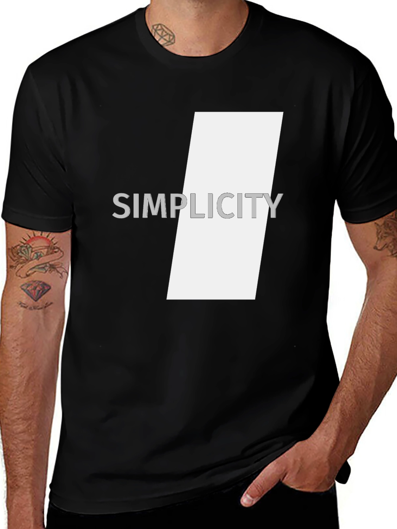 Variant 22 of Simplicity Graphic Tee - Modern Minimalist Design