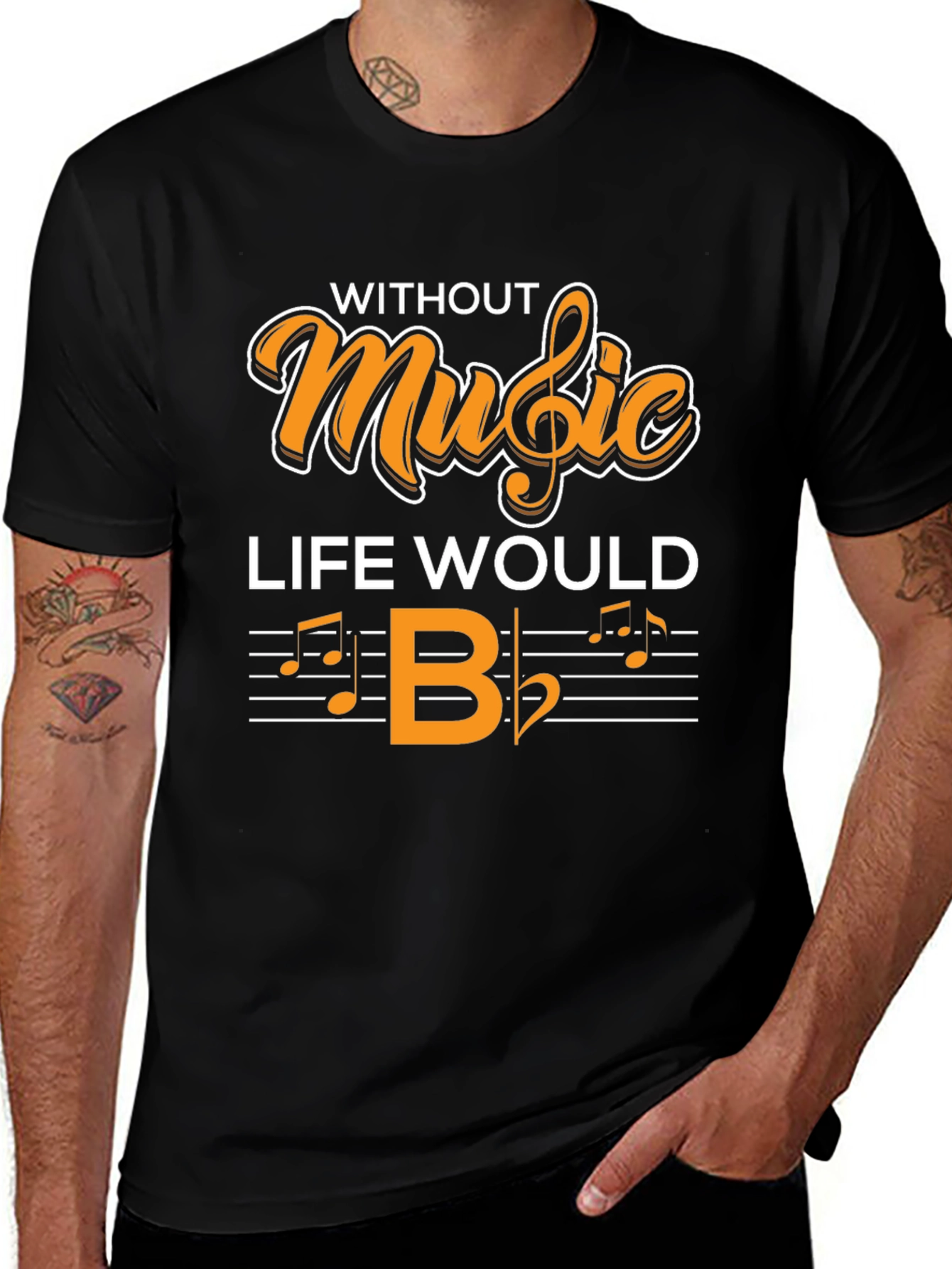 Variant 19 of Music Lover's Graphic T-Shirt