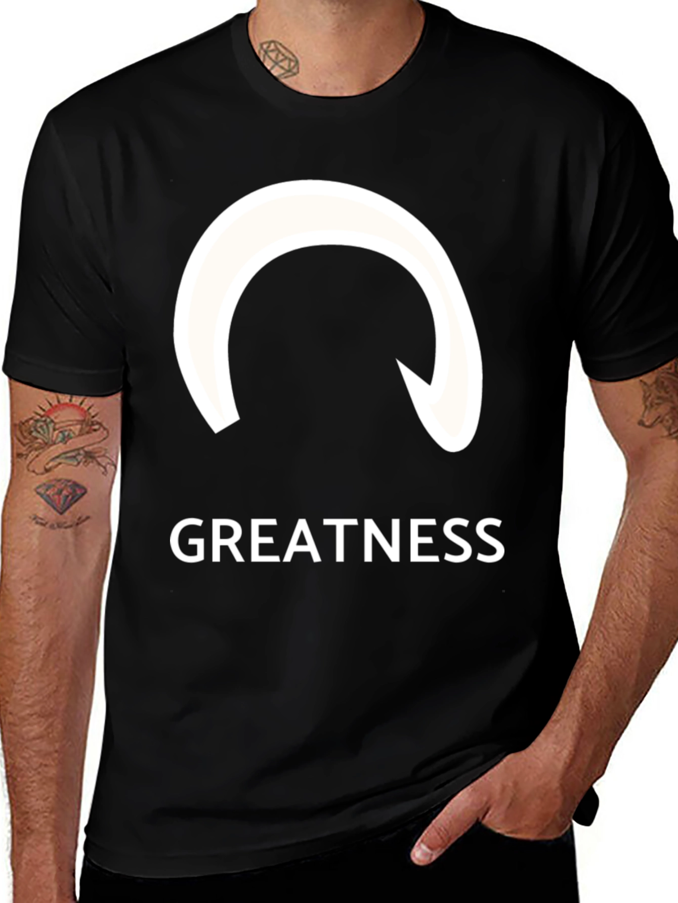 Variant 8 of Greatness Arrow Graphic Tee