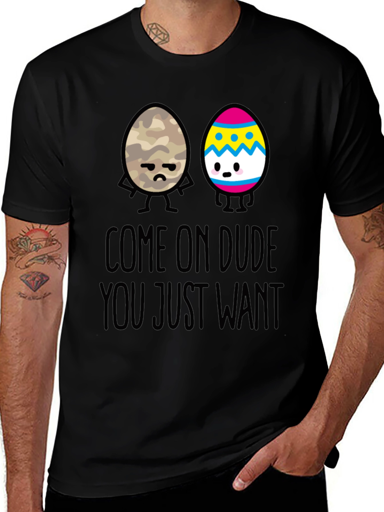 Variant 30 of Funny Easter Egg Graphic T-Shirt