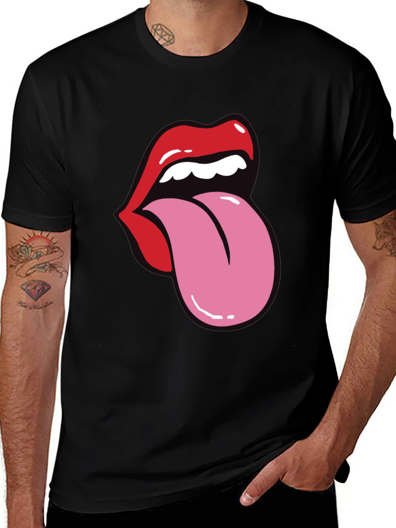 Rolling Stones Tongue T-Shirt - Iconic Rock & Roll