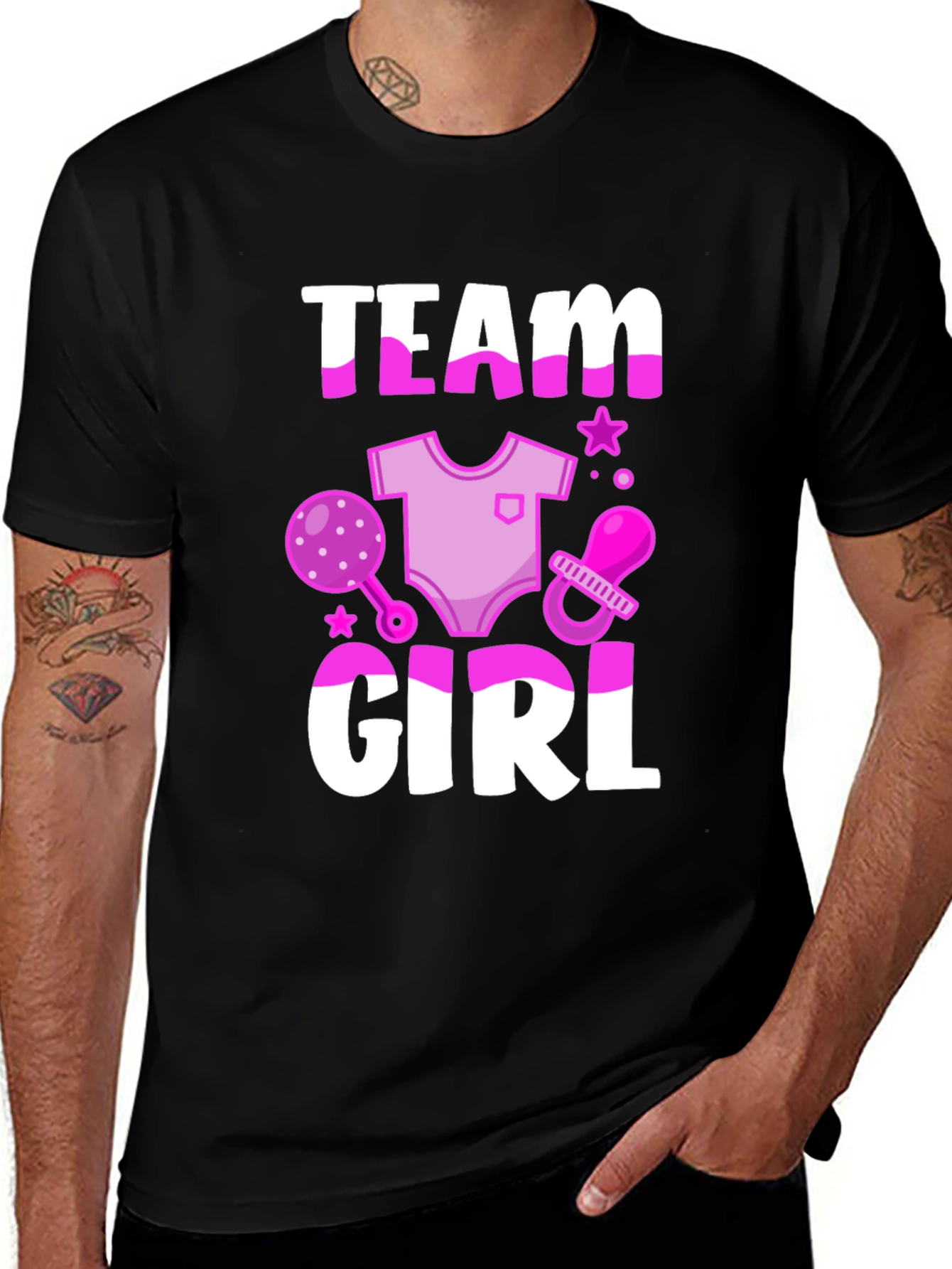 Team Girl Gender Reveal T-Shirt