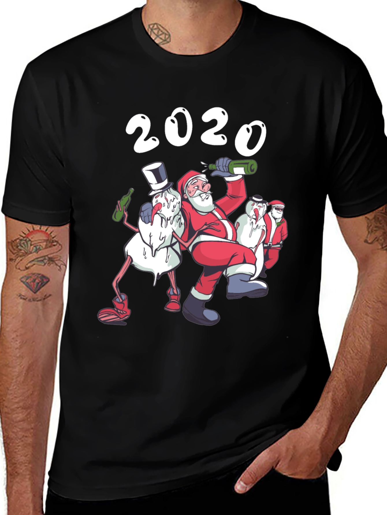 Variant 4 of Festive 2020 Holiday Graphic T-Shirt